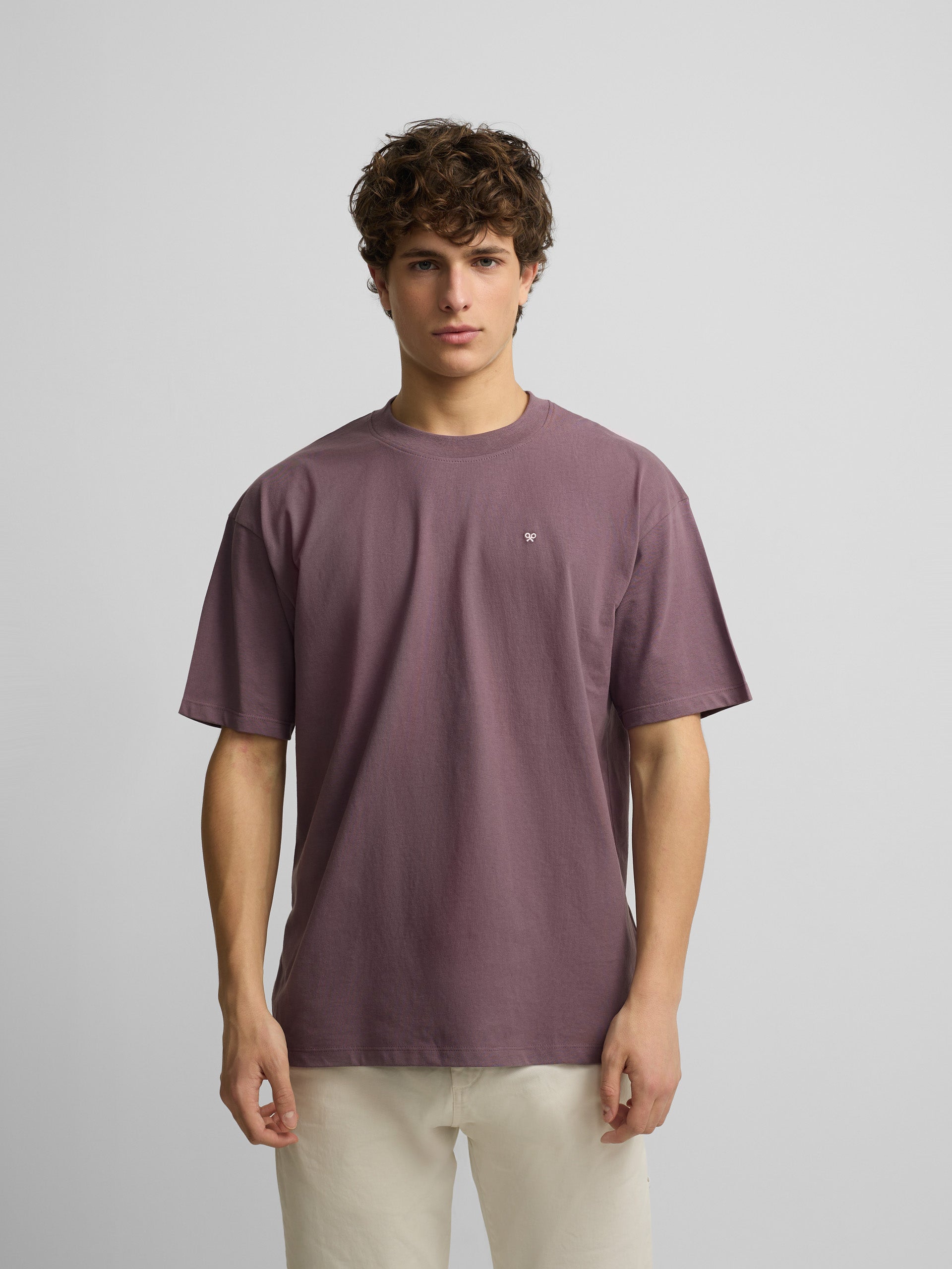 Camiseta relaxed fit Silbon vacation purpura