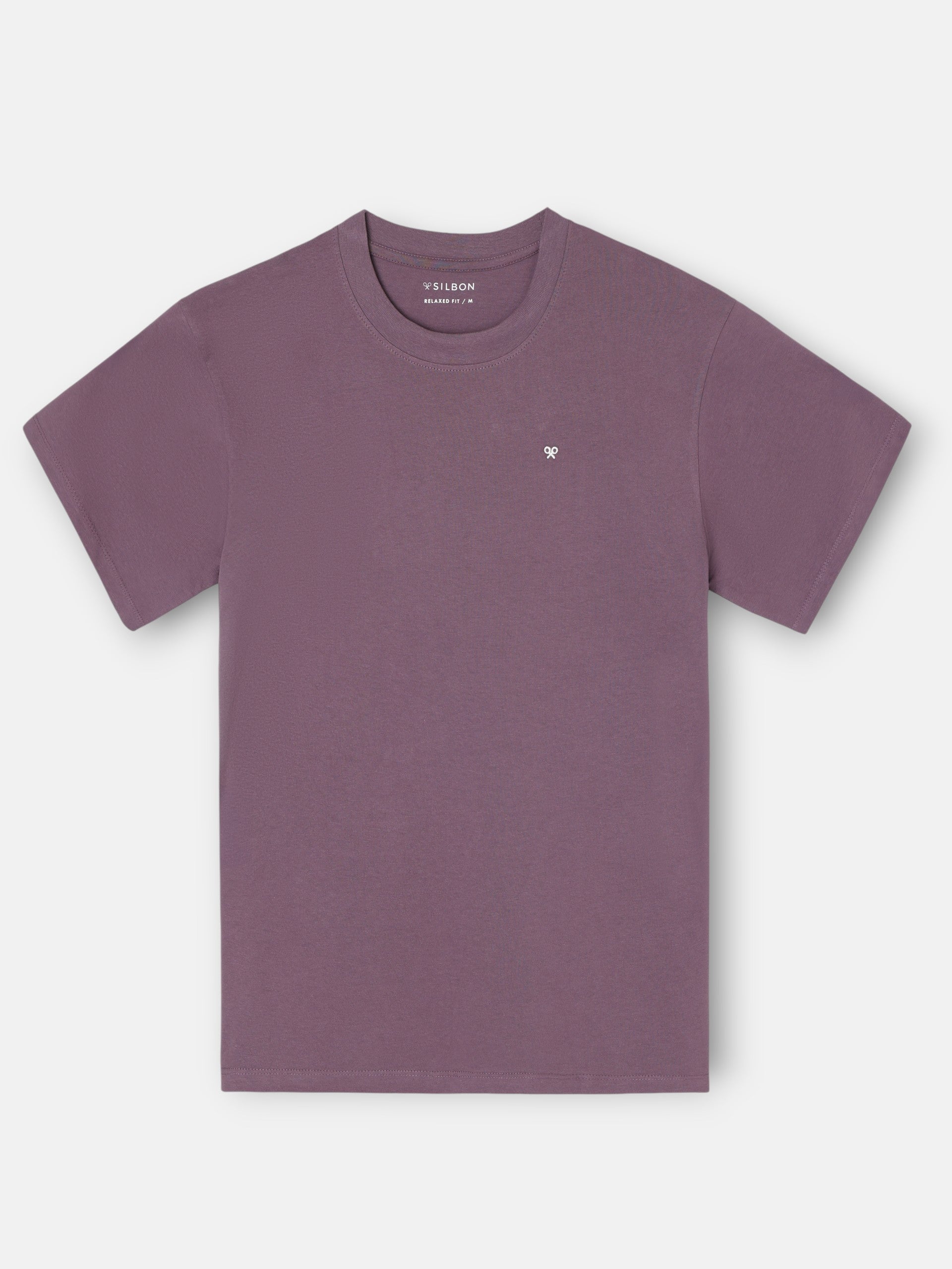 Camiseta relaxed fit Silbon vacation purpura
