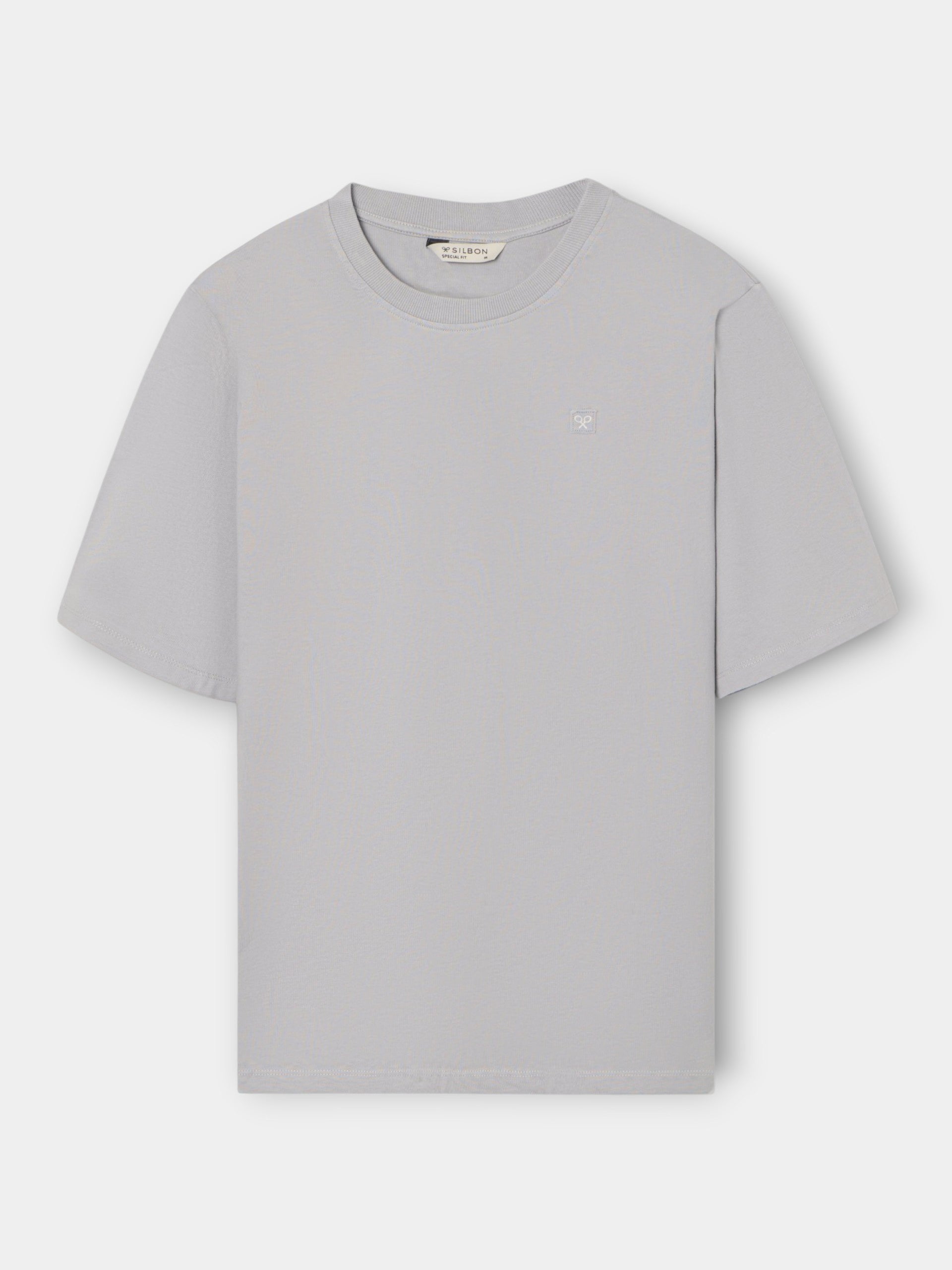Camiseta special fit minilogo parche gris