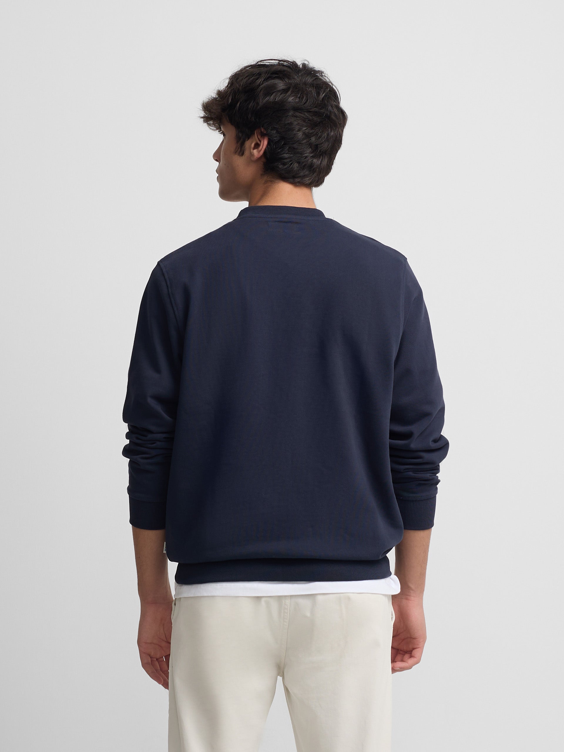 Sudadera Silbon bordado multicolor azul marino