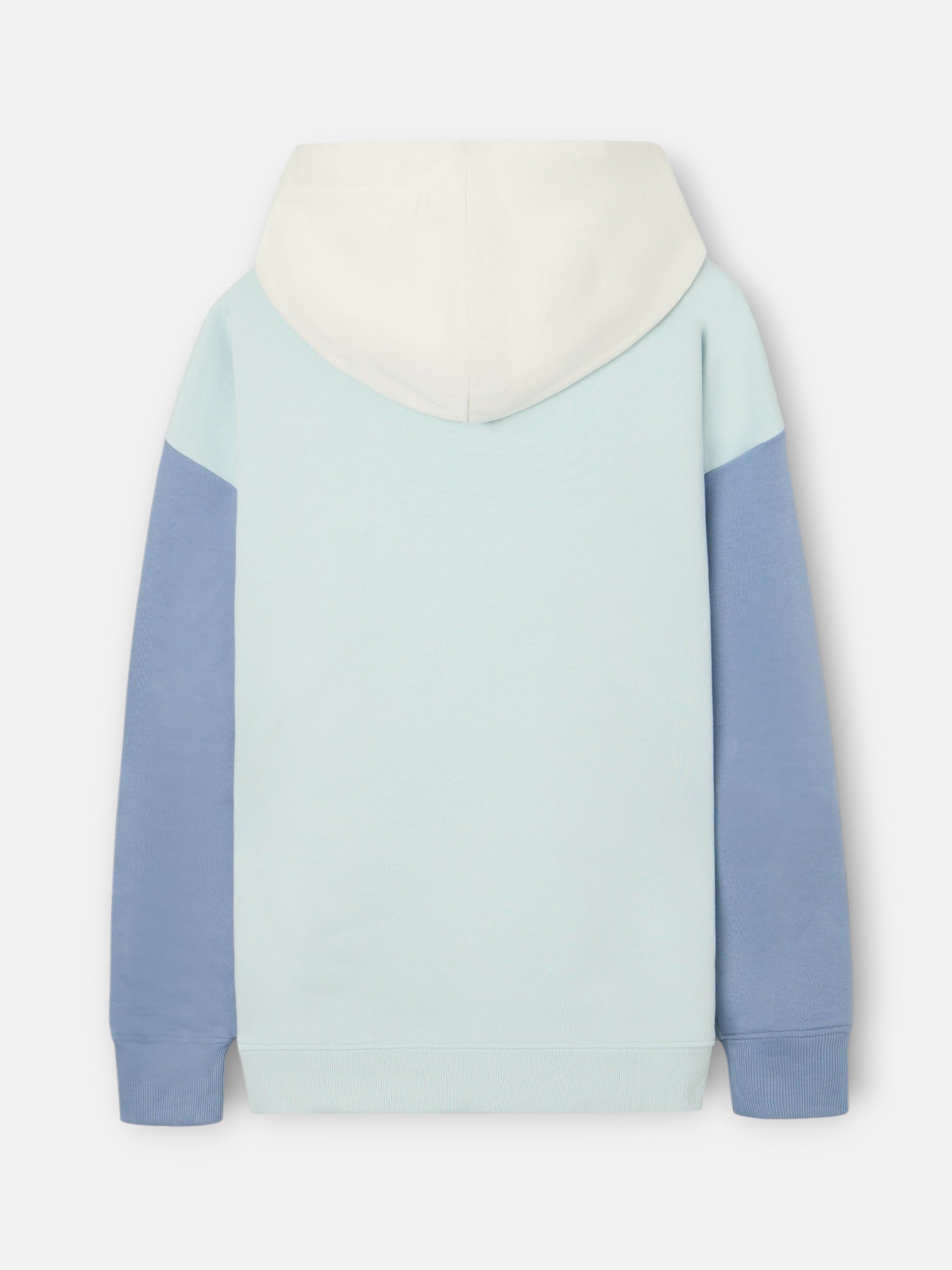 Sweat à capuche multicolore aigue-marine