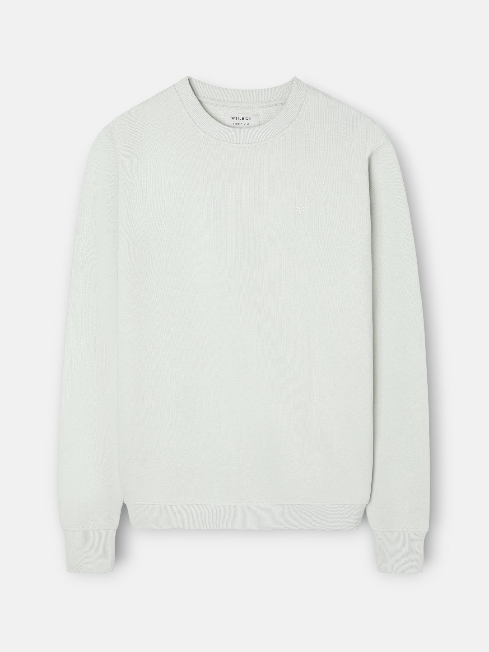 Silbon summer light green sweatshirt