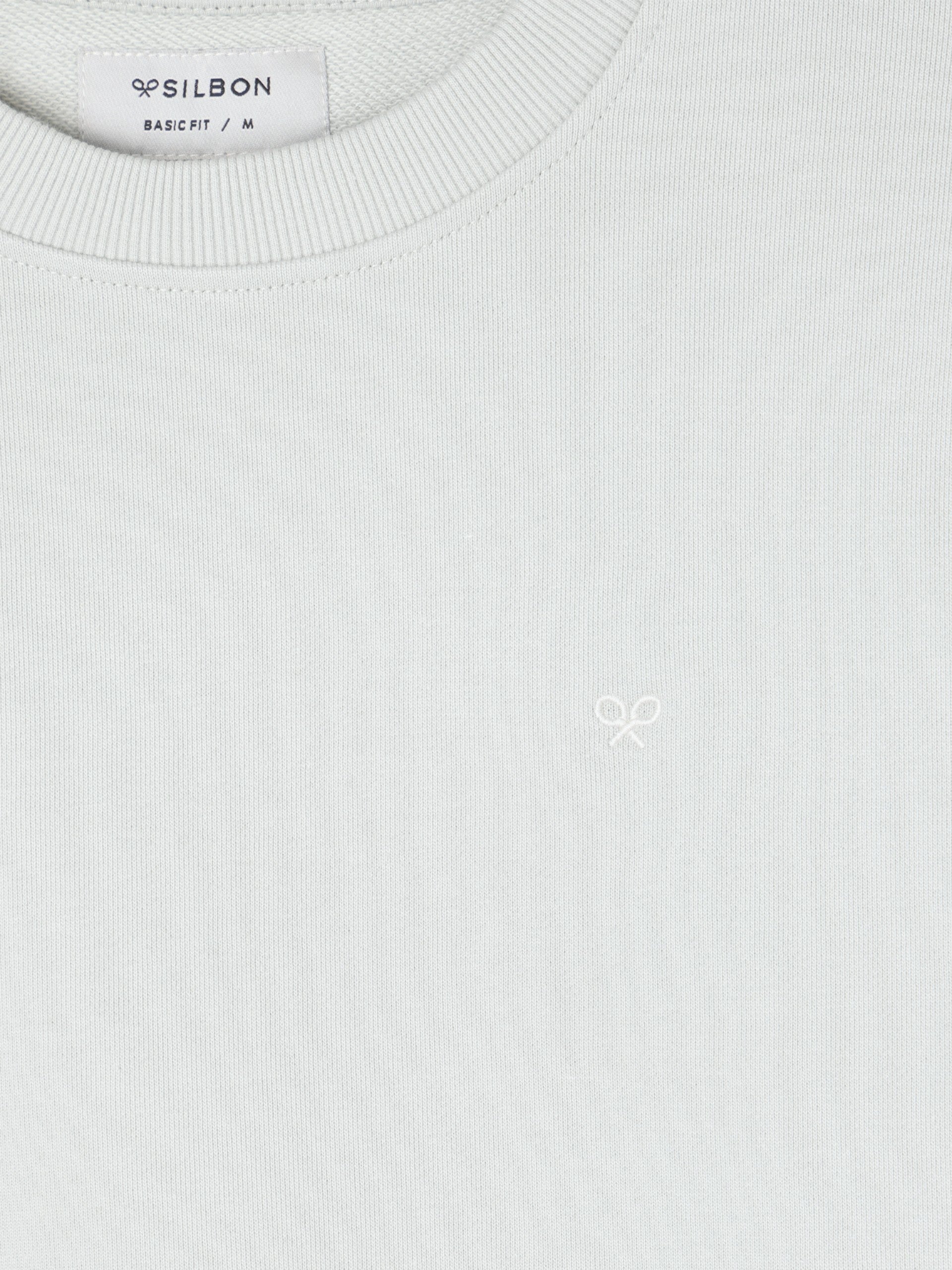 Silbon summer light green sweatshirt