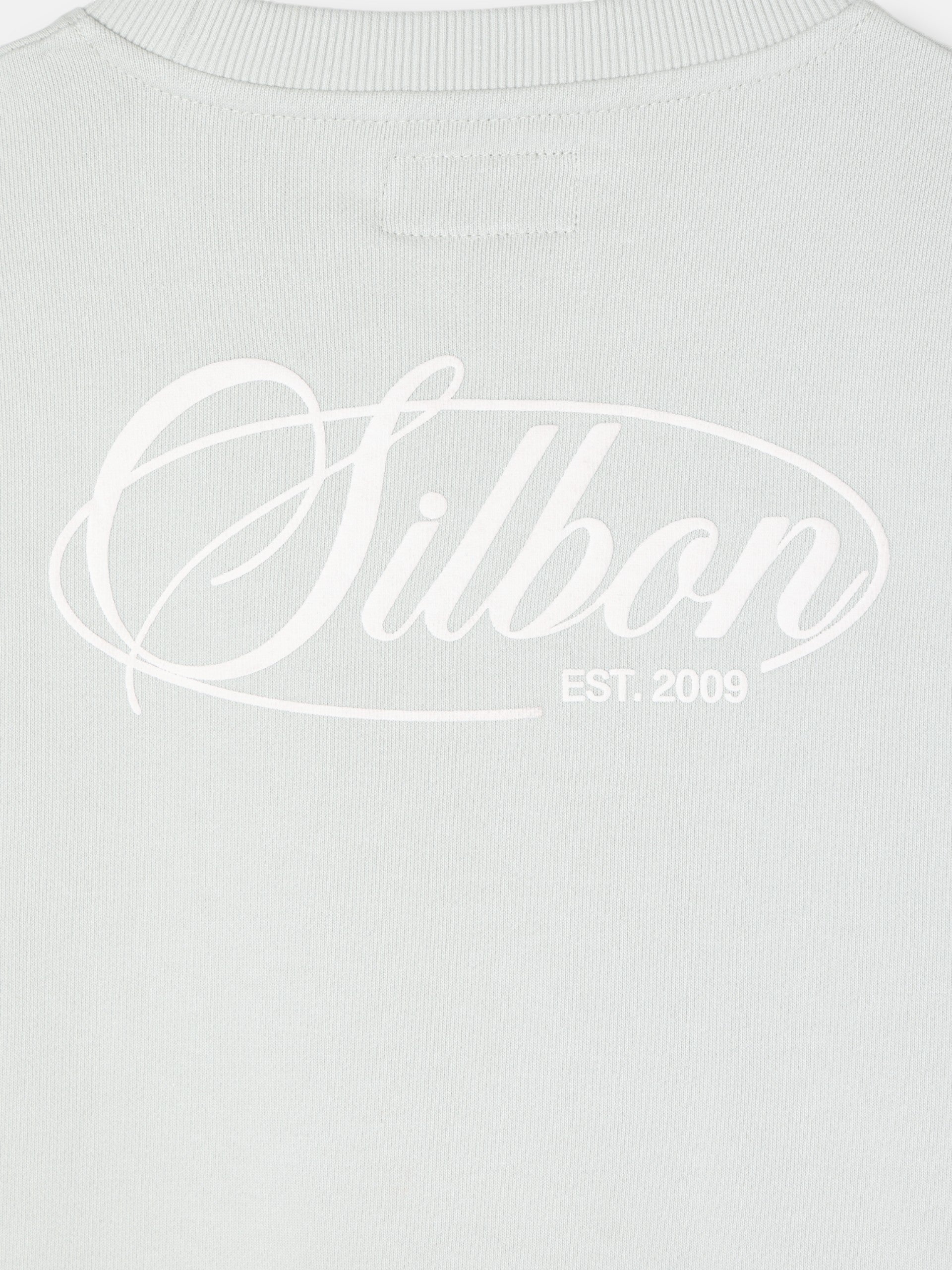 Silbon summer light green sweatshirt