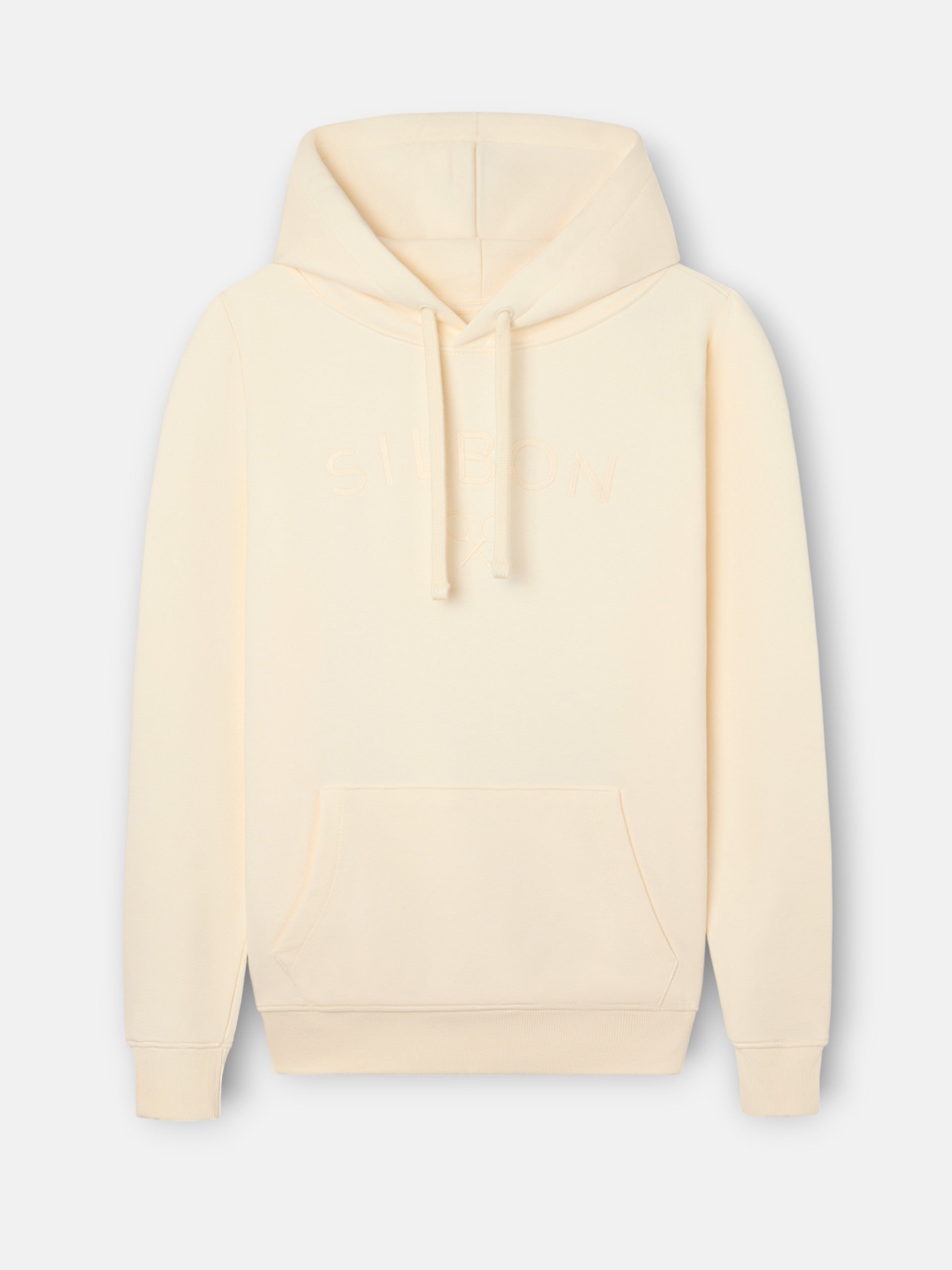 Silbon half-cream racket hoodie