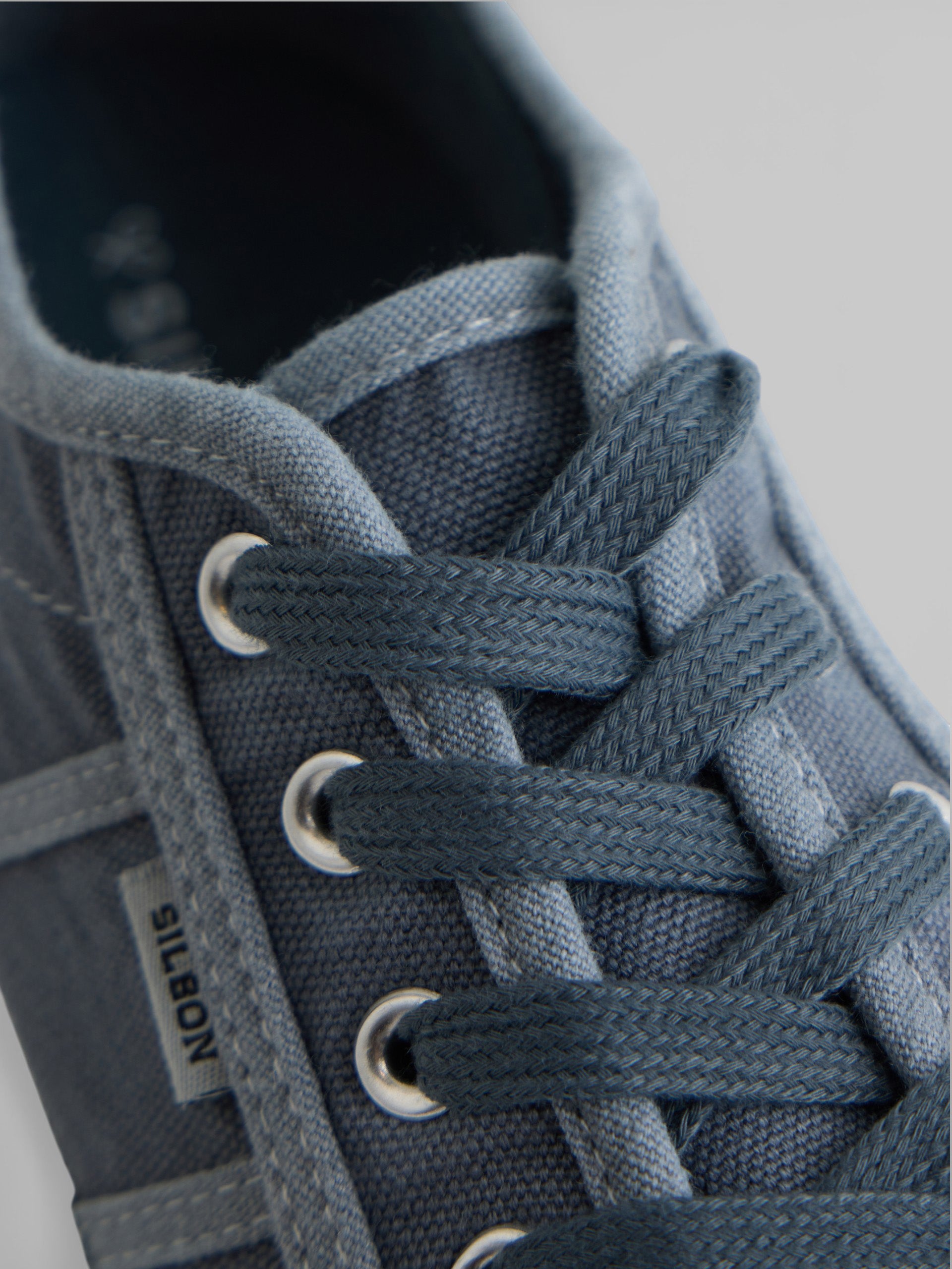 Zapatilla denim azul