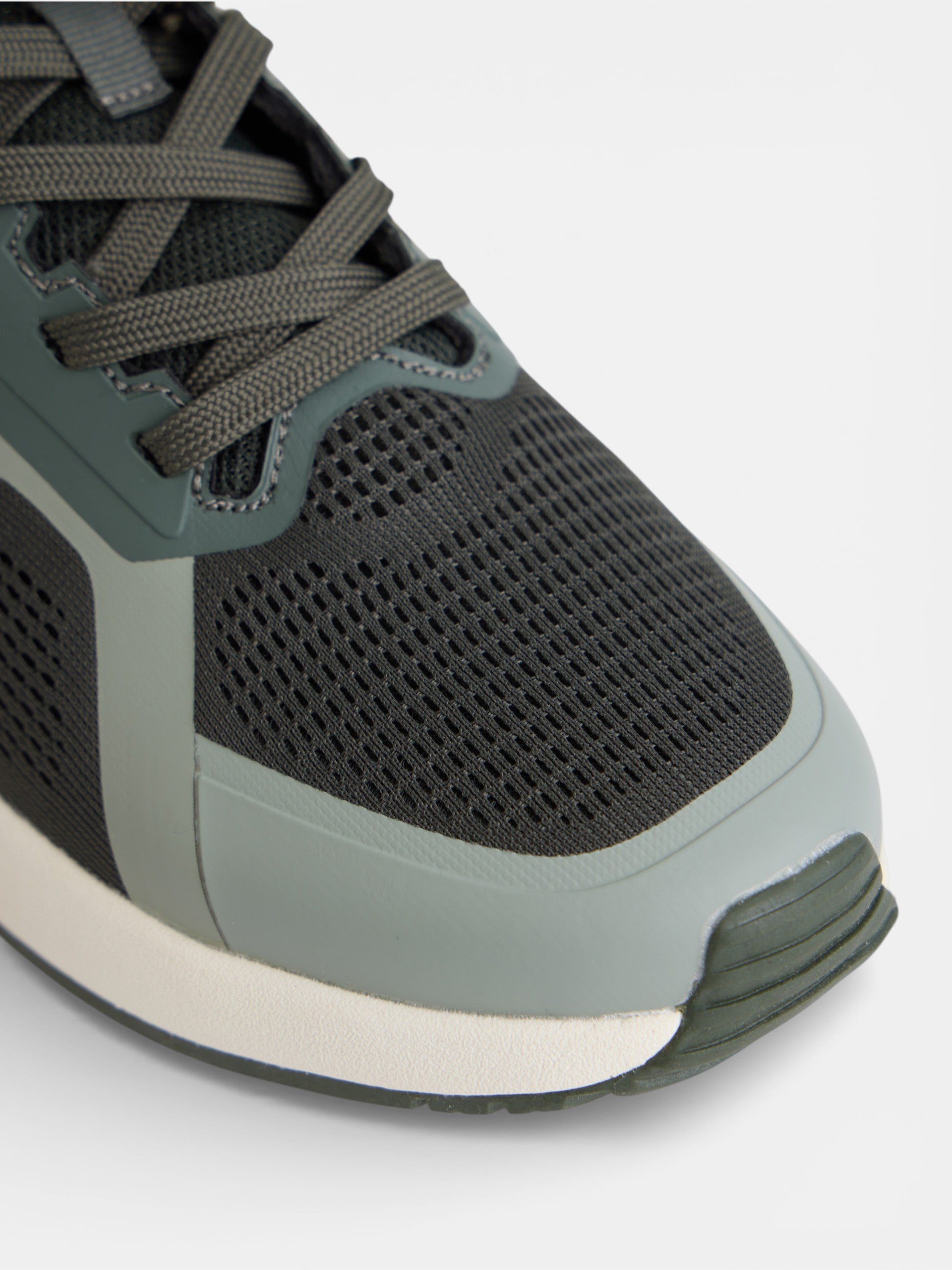 Zapatilla slice runner verde oscuro
