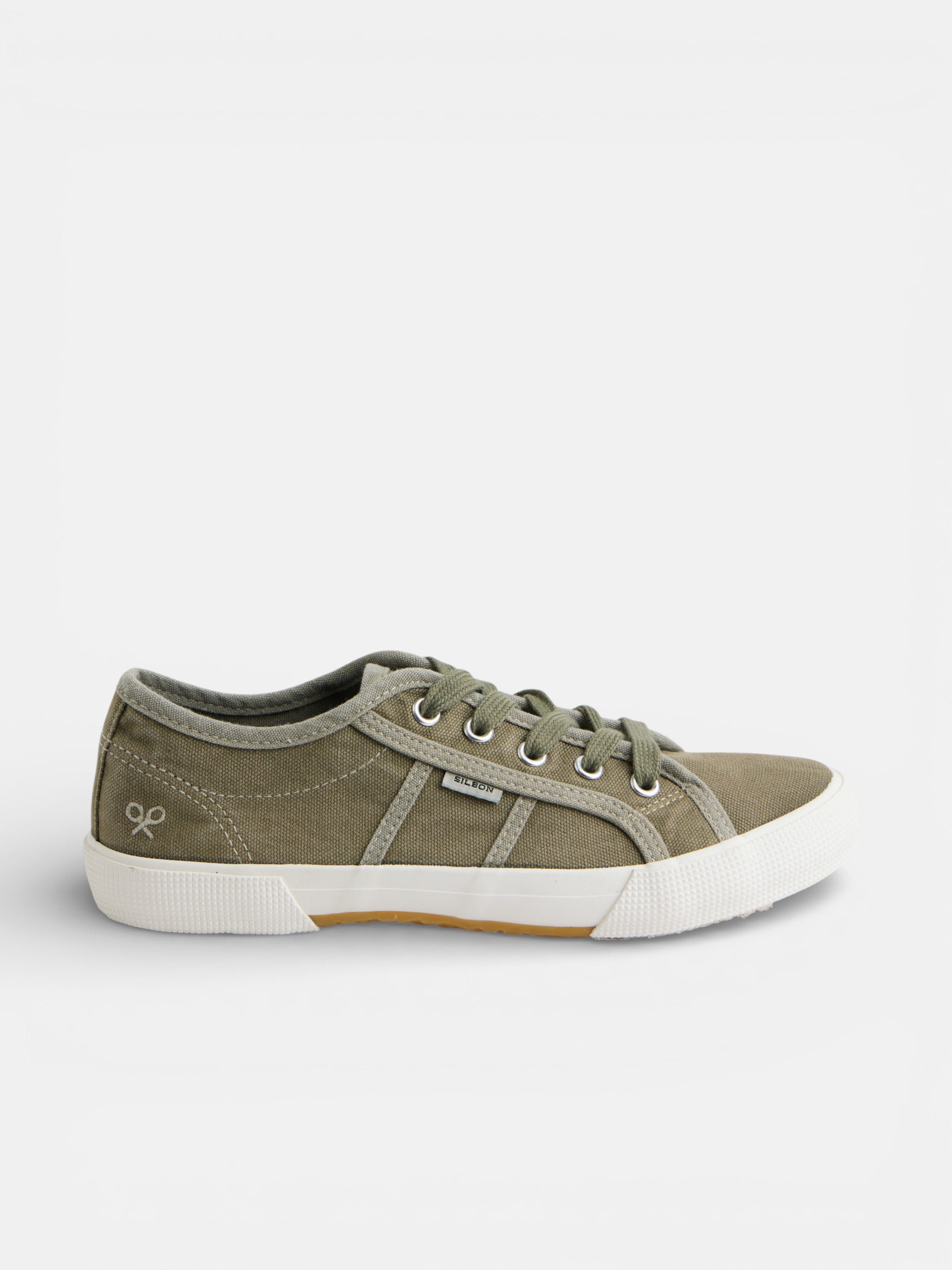 Zapatilla denim verde