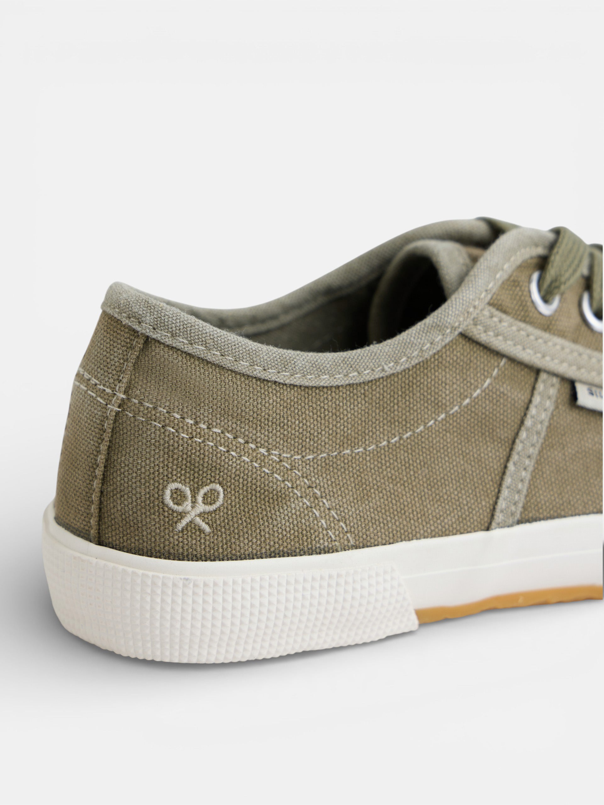 Zapatilla denim verde