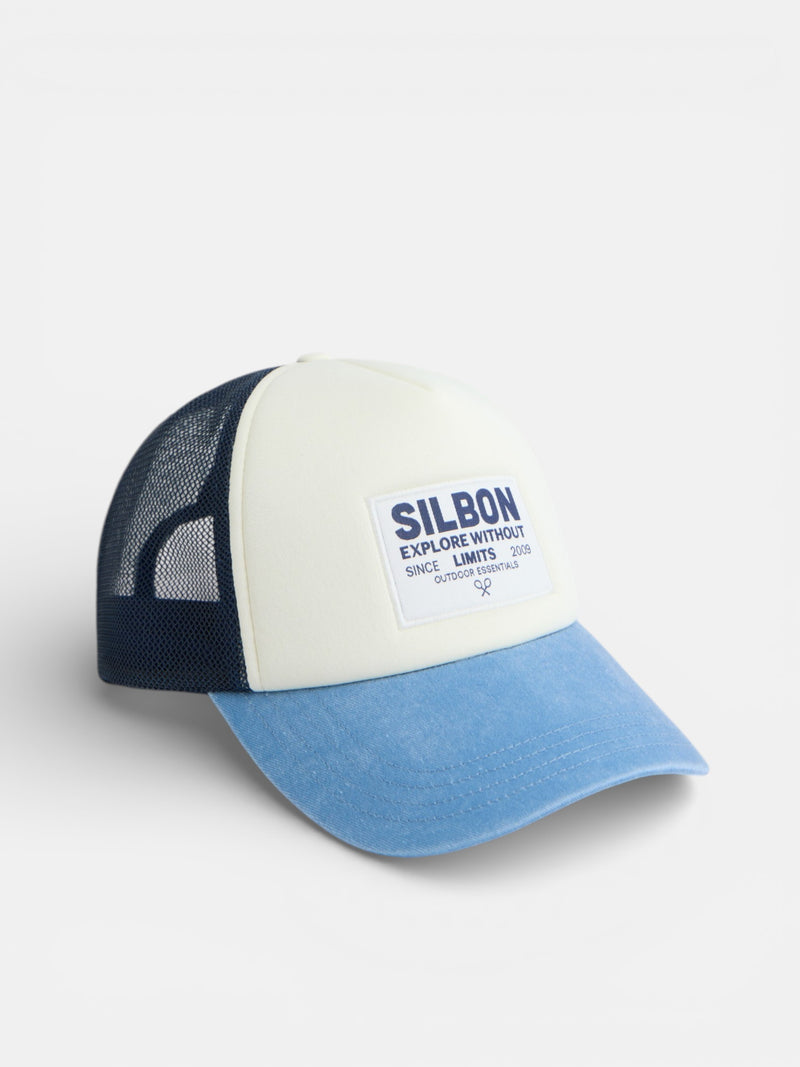 Blue Limits Trucker Cap