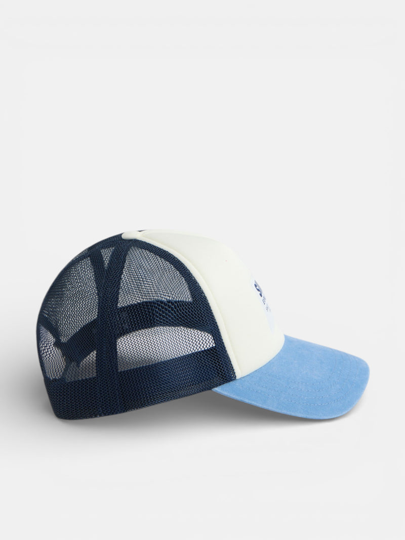 Blue Limits Trucker Cap