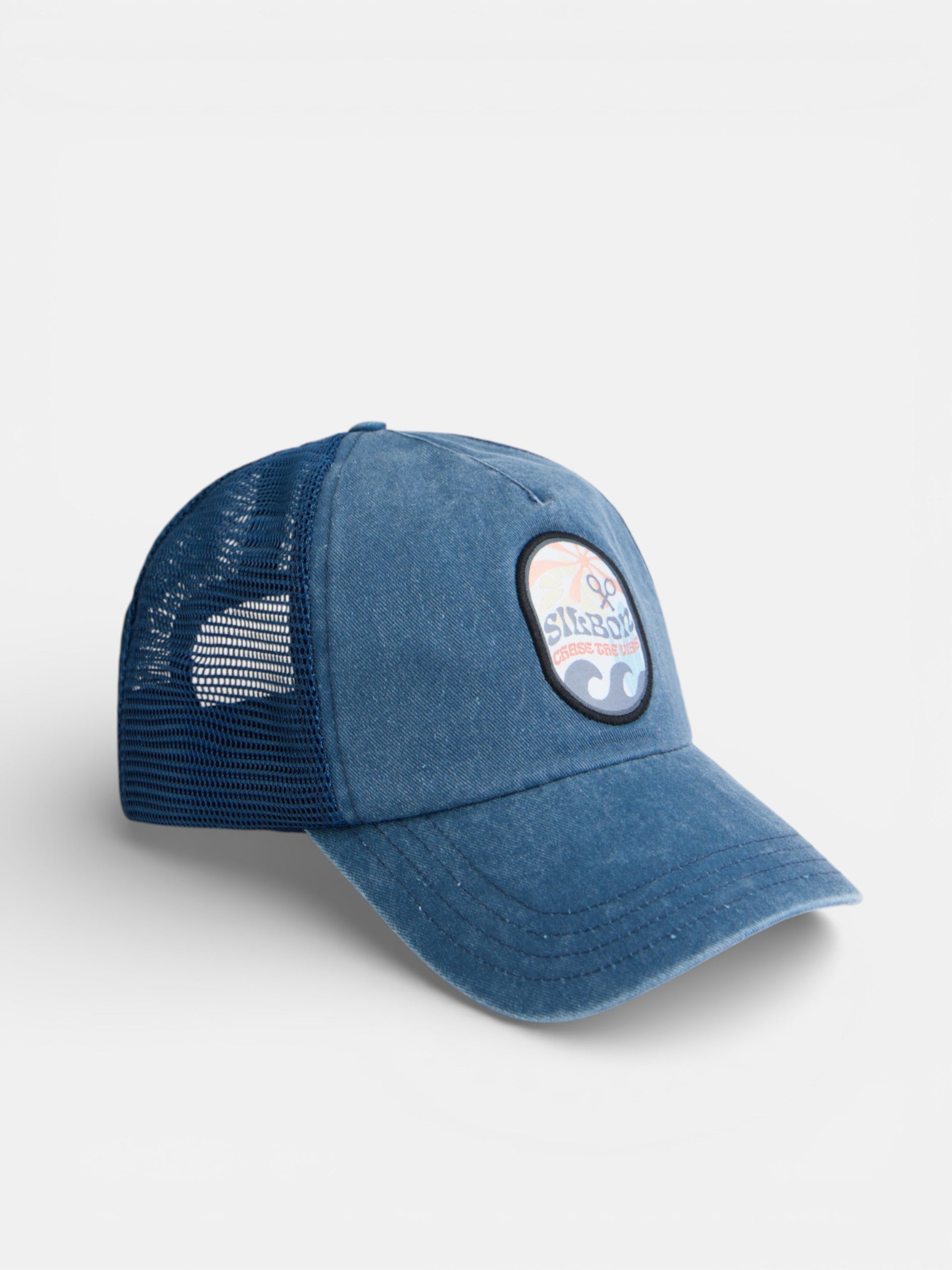 Navy blue chase the vibe trucker cap