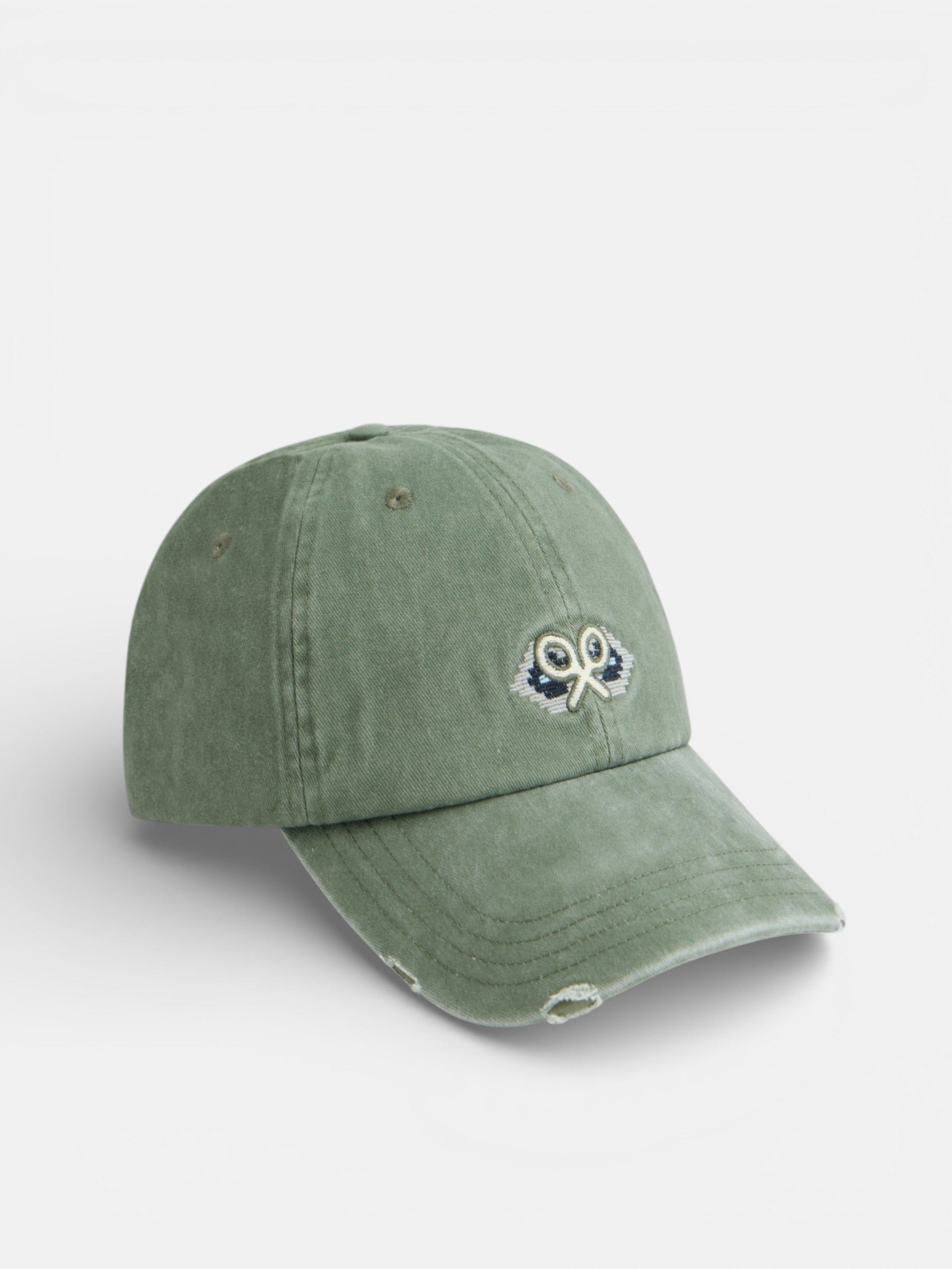 Gorra raqueta etnica verde