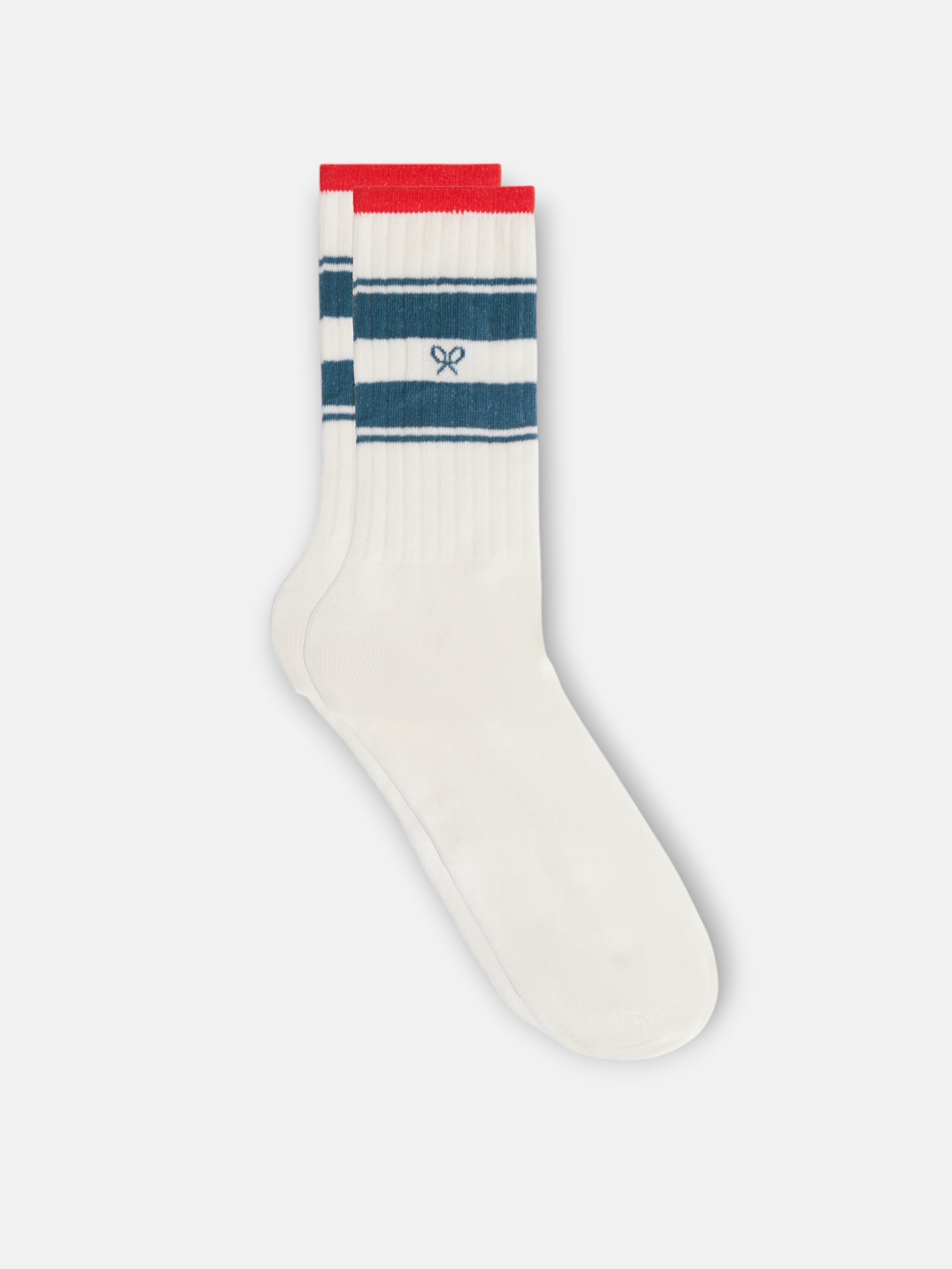 SB racket green stripe sock