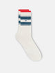 SB racket green stripe sock