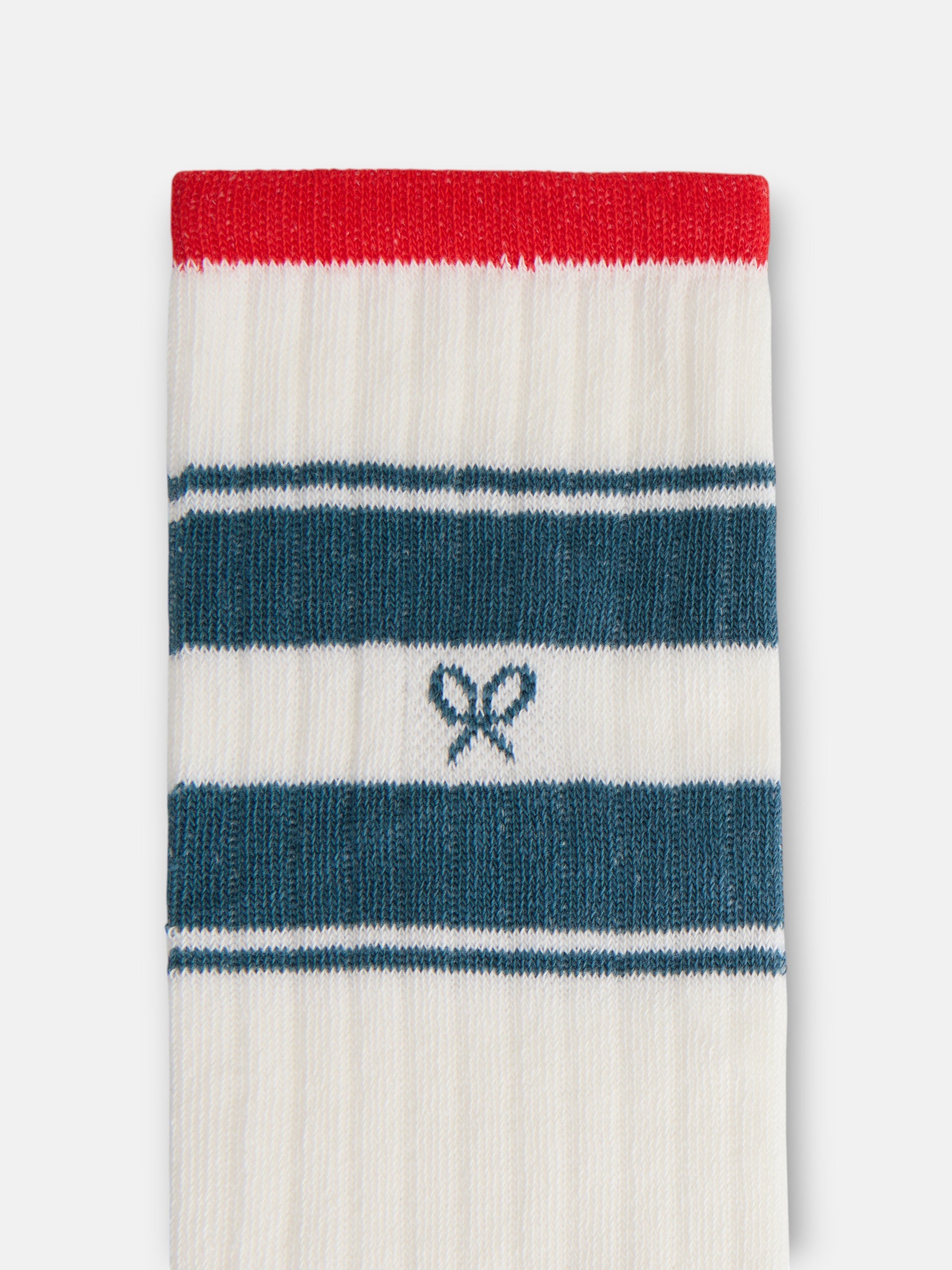 SB racket green stripe sock