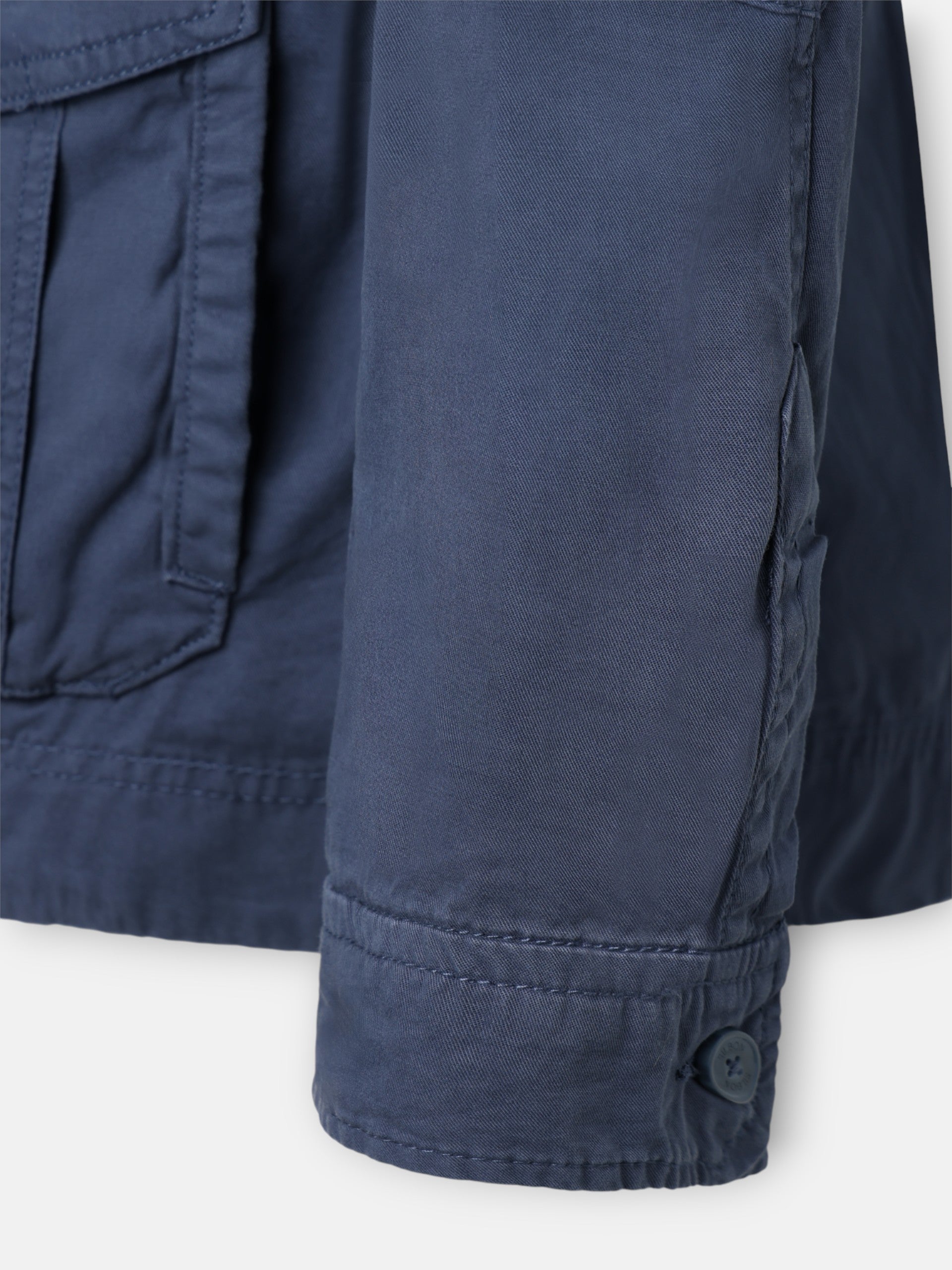Parka bleu marine à écussons