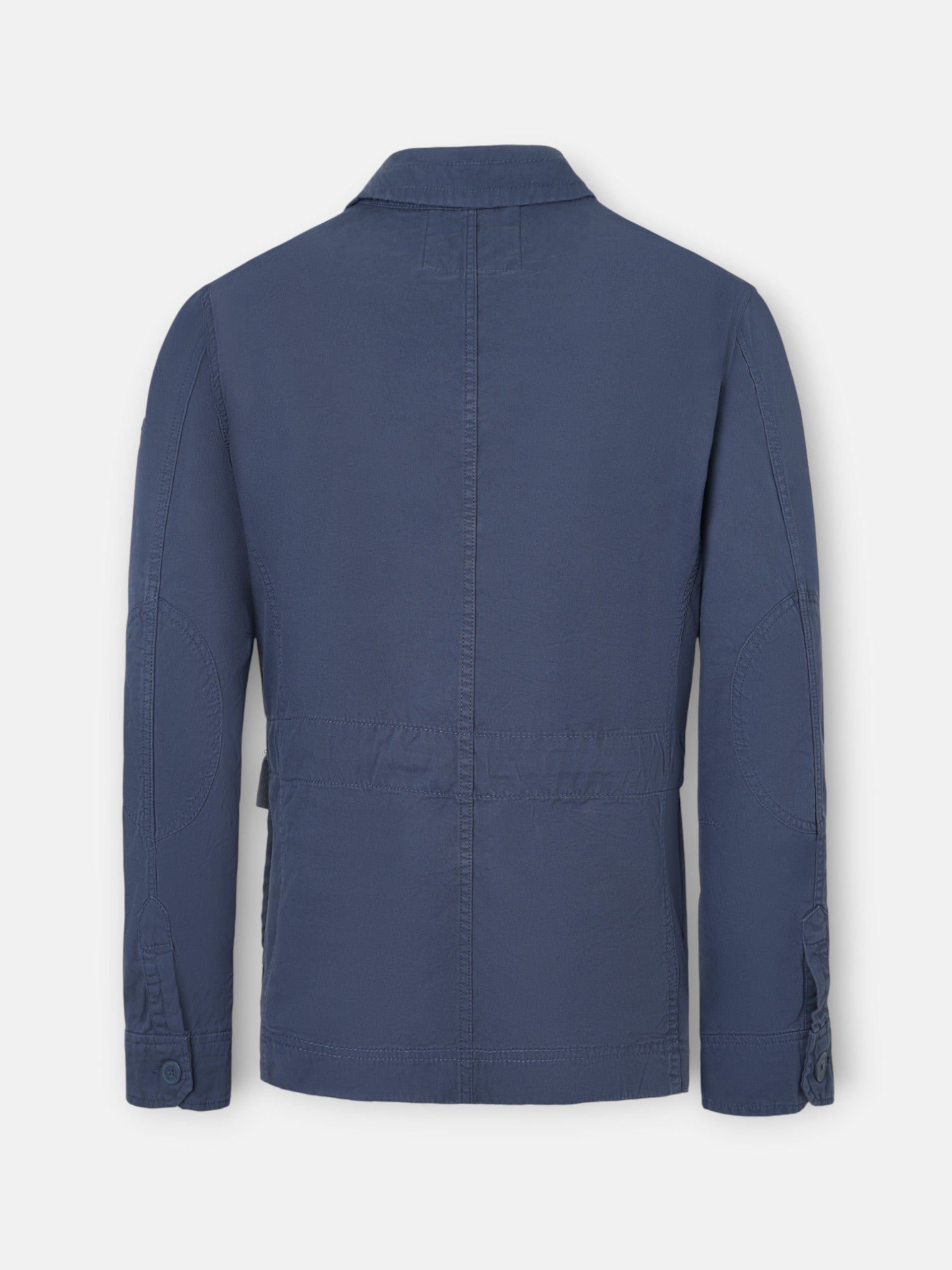 Parka bleu marine à écussons