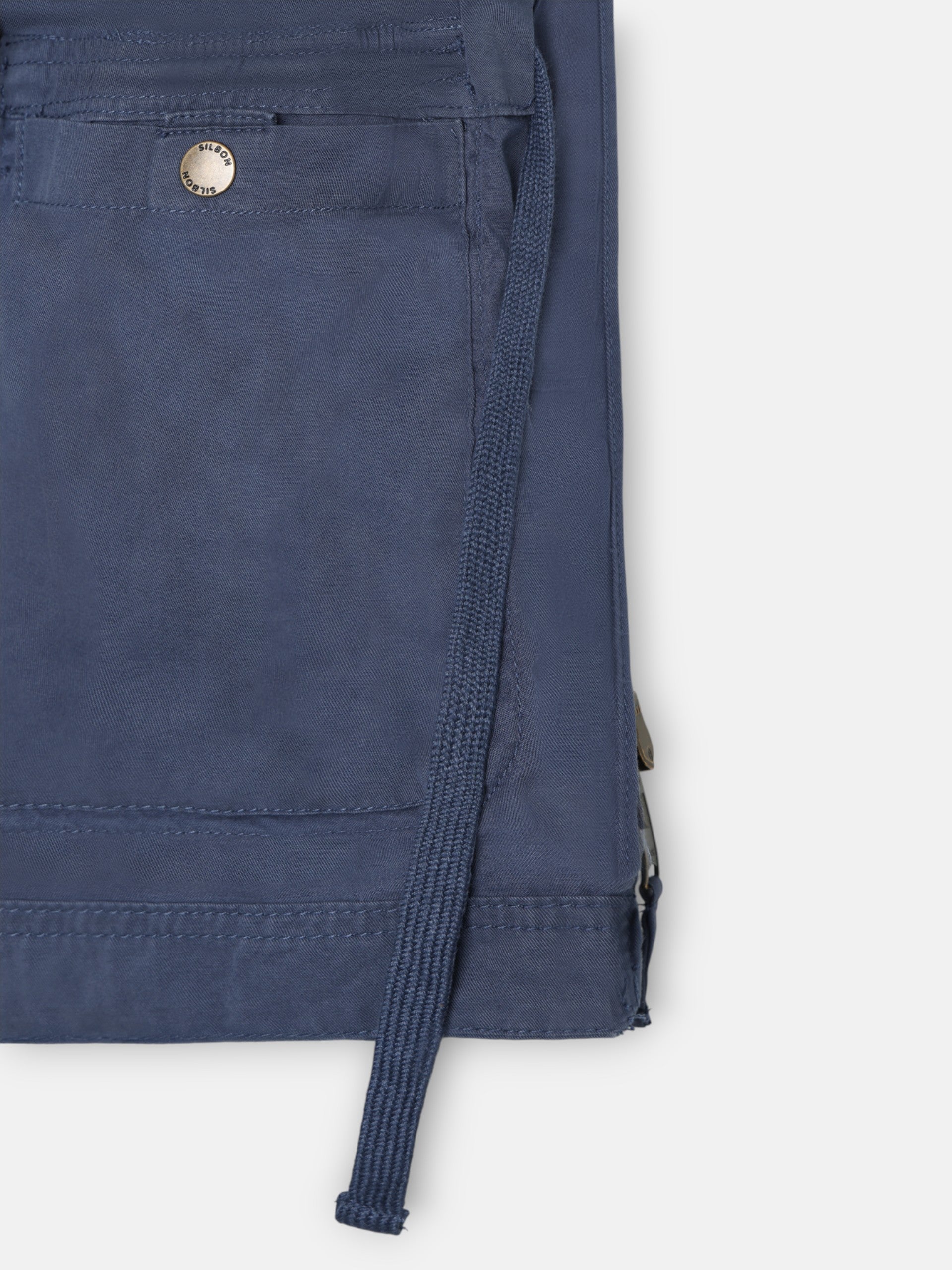 Parka bleu marine à écussons