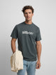T-shirt Silbon flock vert foncé