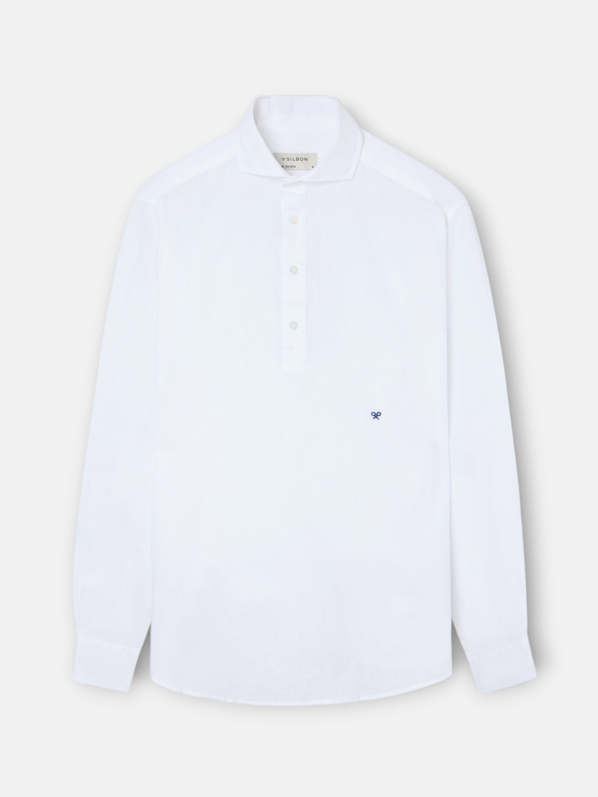 Polera sport lino blanca