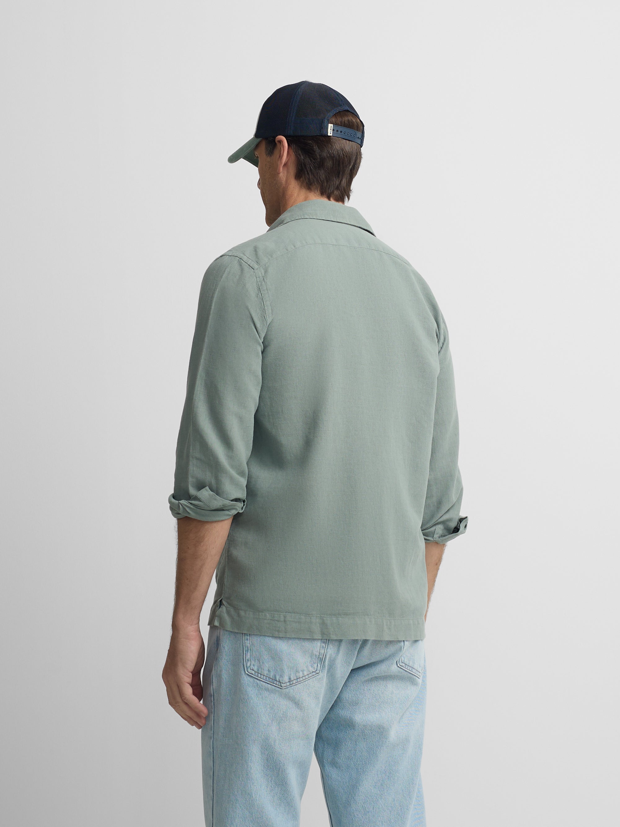 Camisa sport pockets verde medio