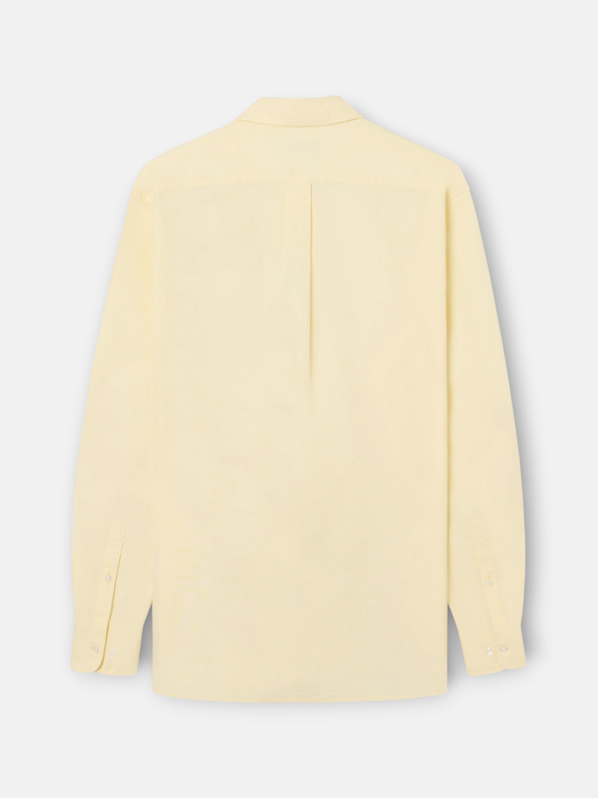 Yellow linen sport polo
