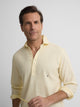 Yellow linen sport polo