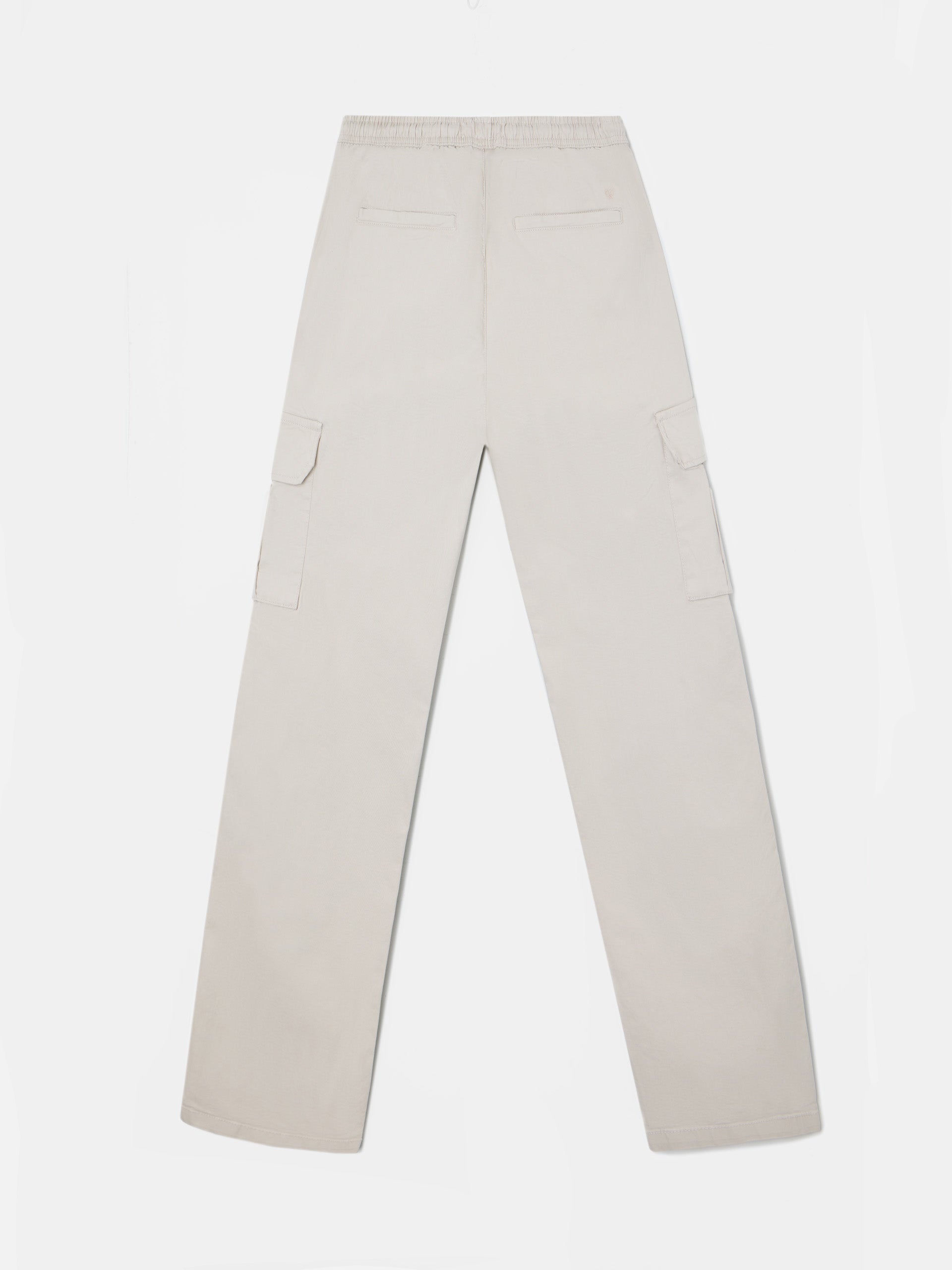 Pantalon sport jogger cargo beige