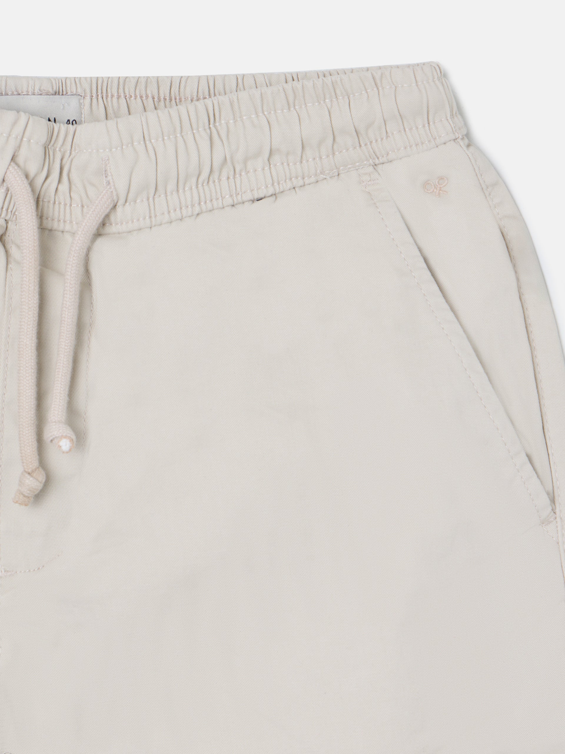 Pantalon sport jogger cargo beige