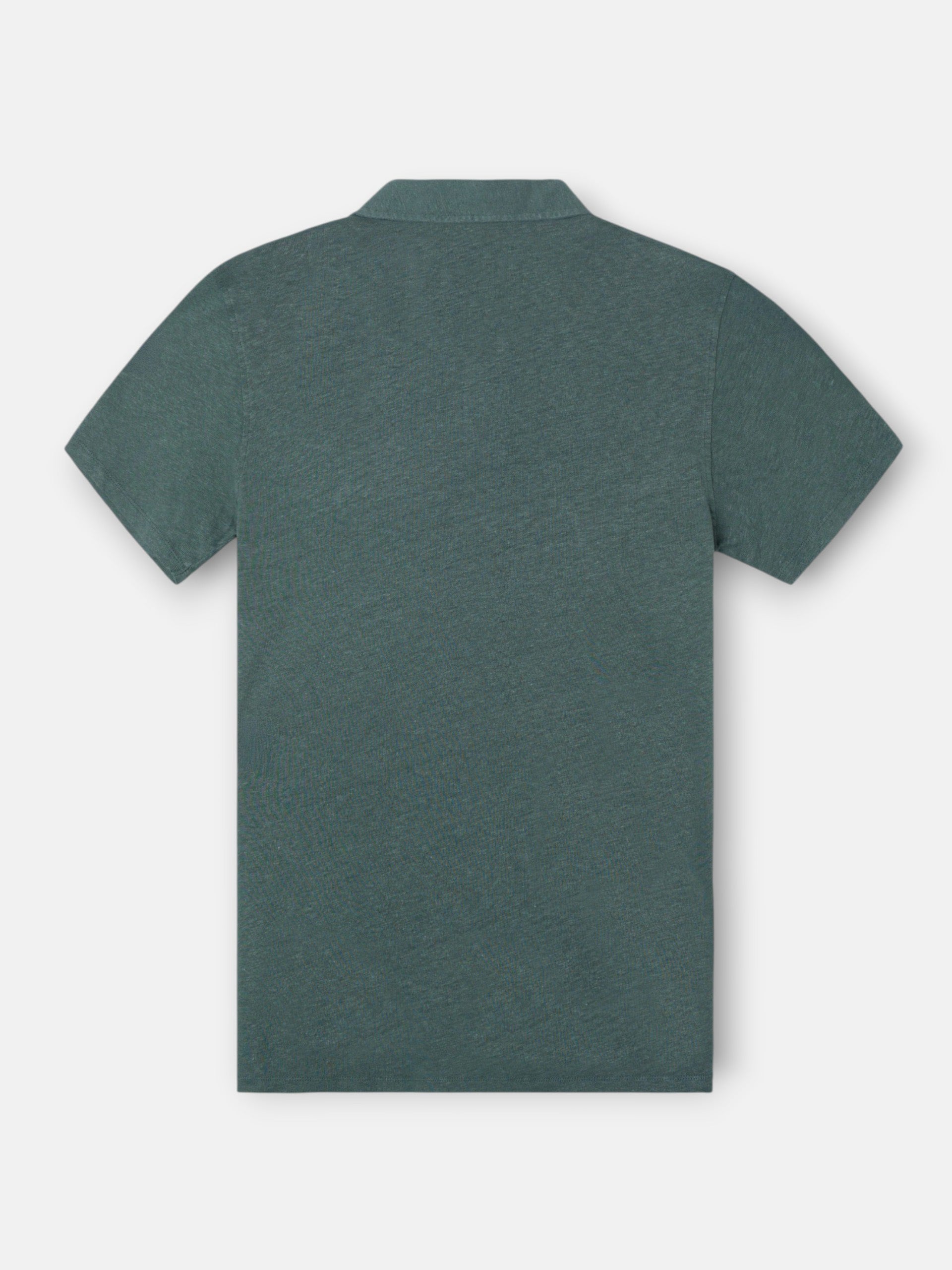 Polo en lin vert