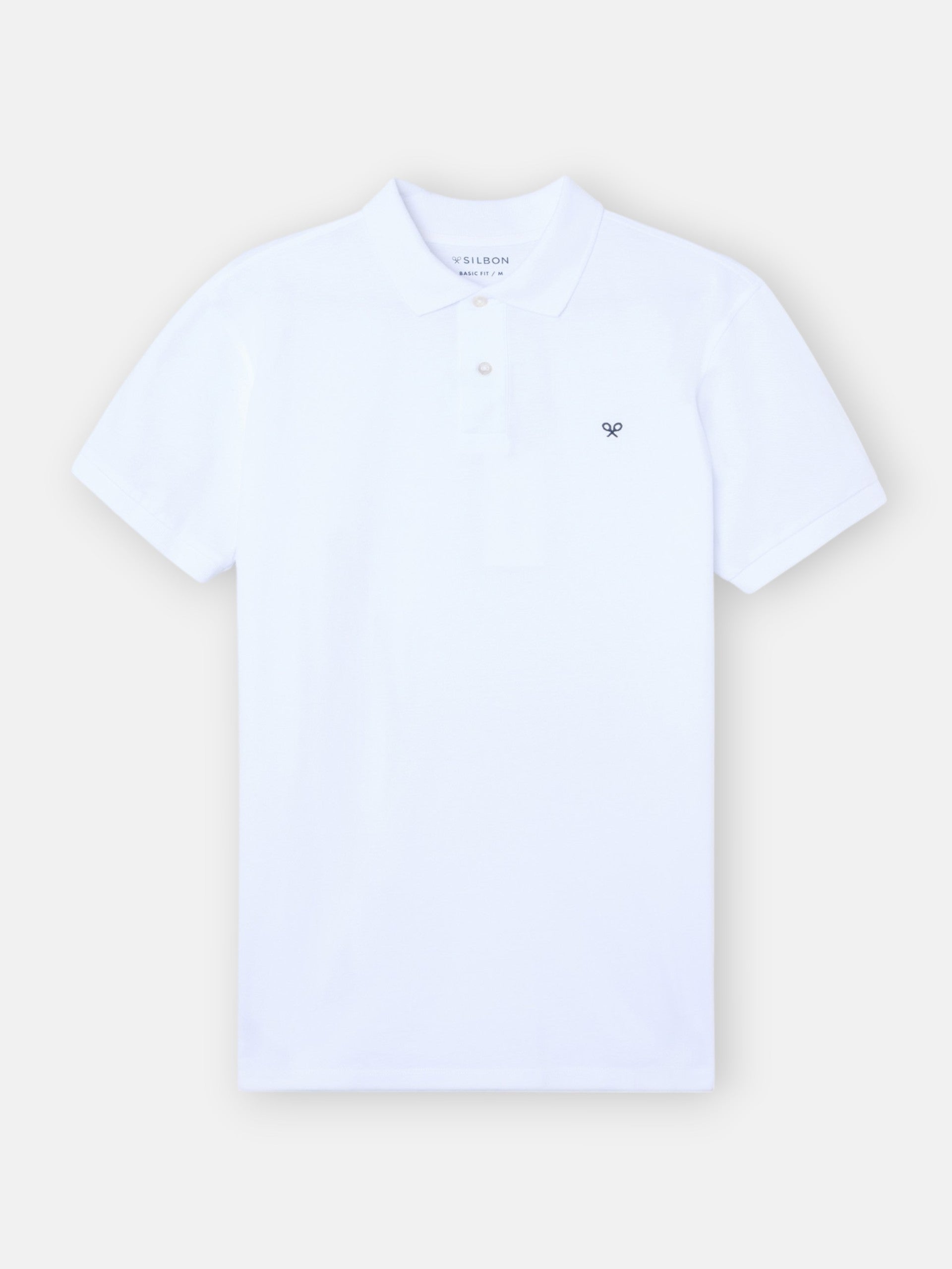 Polo pique light blanco