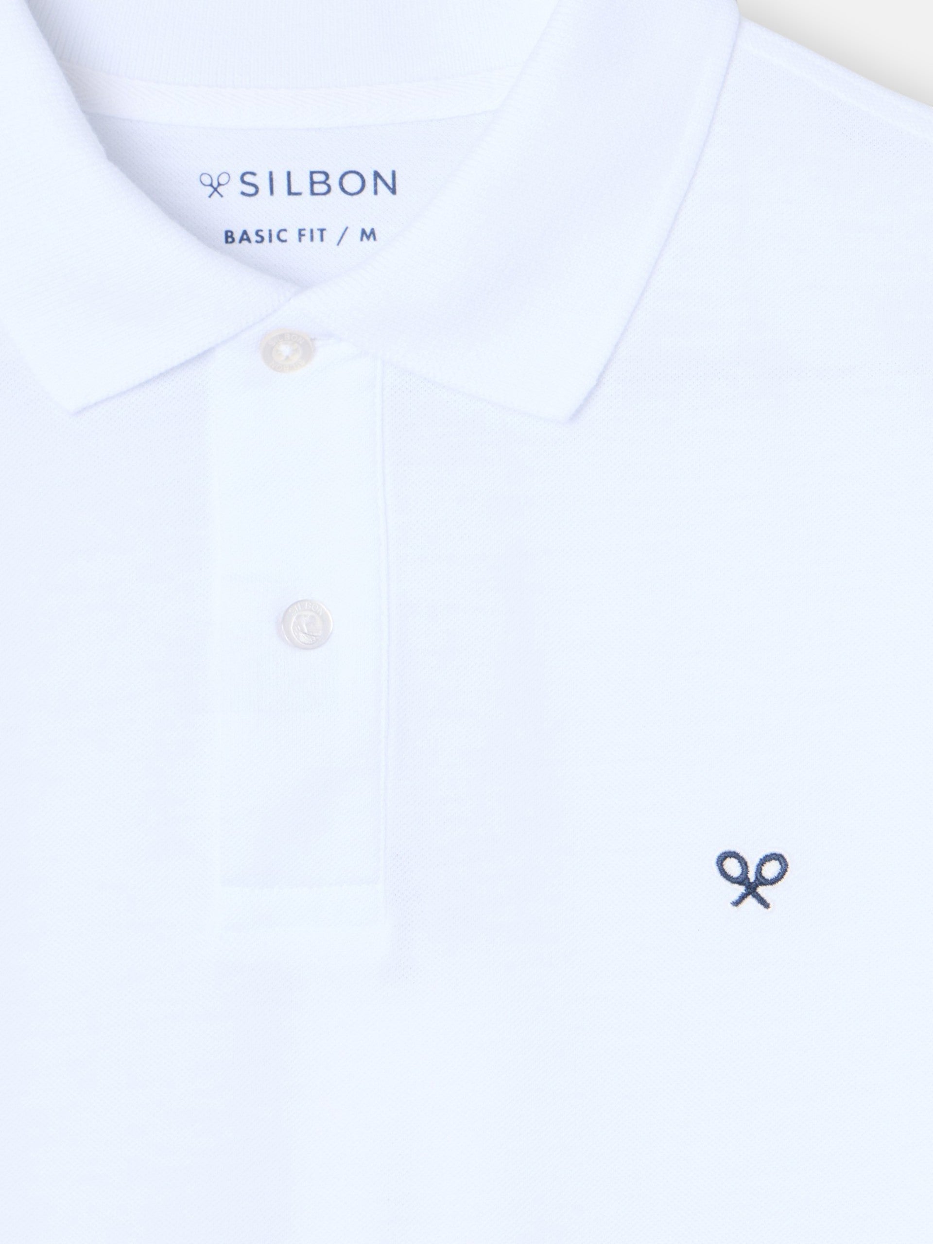 Polo pique light blanco