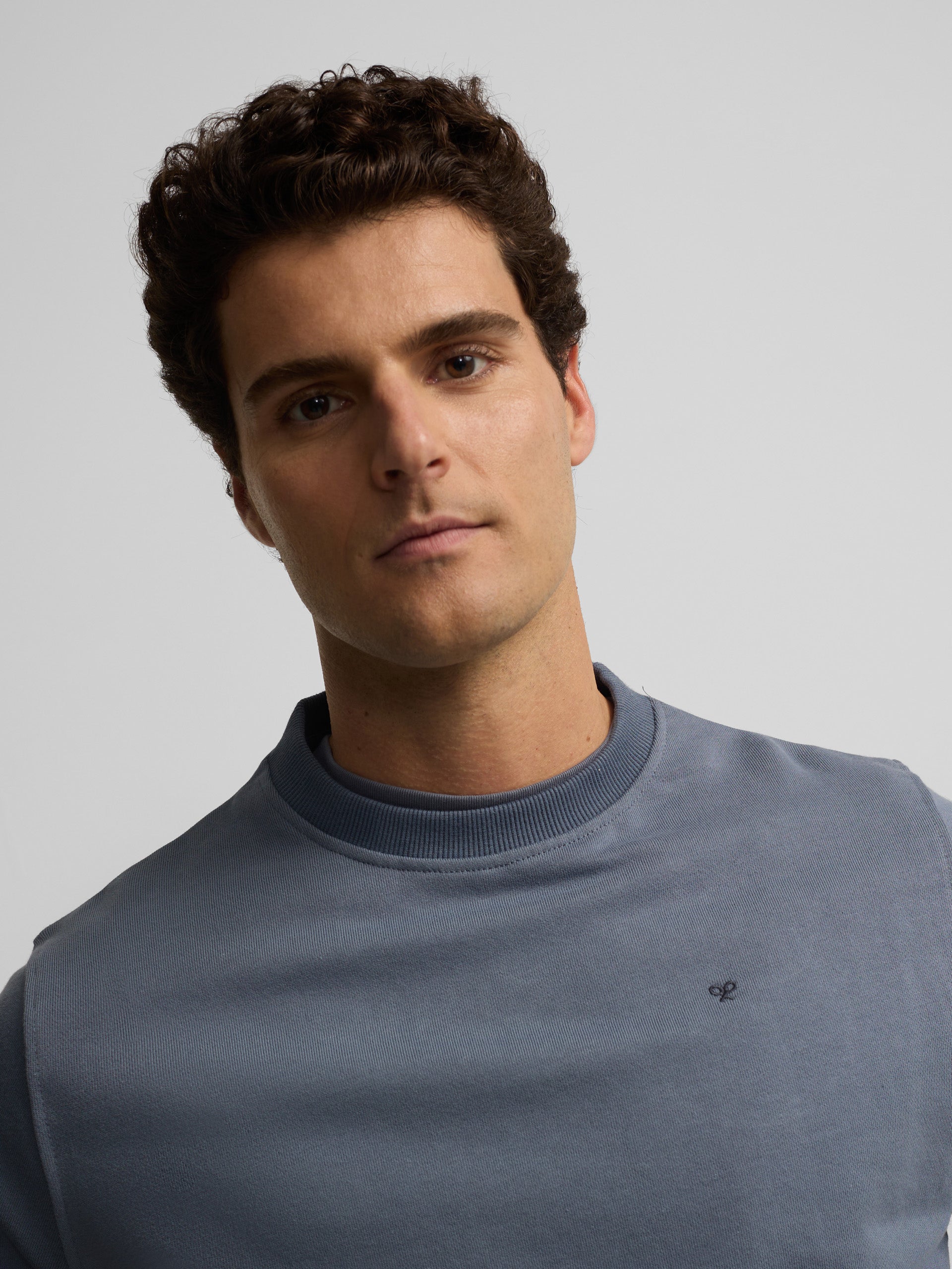 Sweat-shirt creative dept bleu indigo