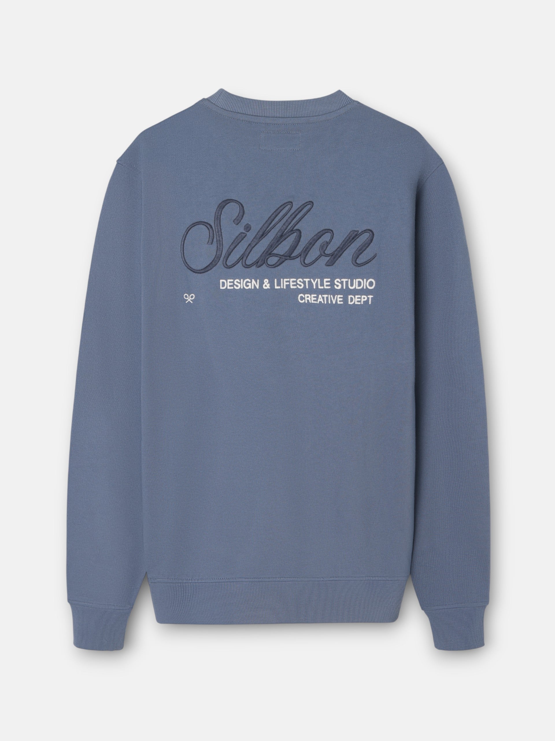 Sweat-shirt creative dept bleu indigo