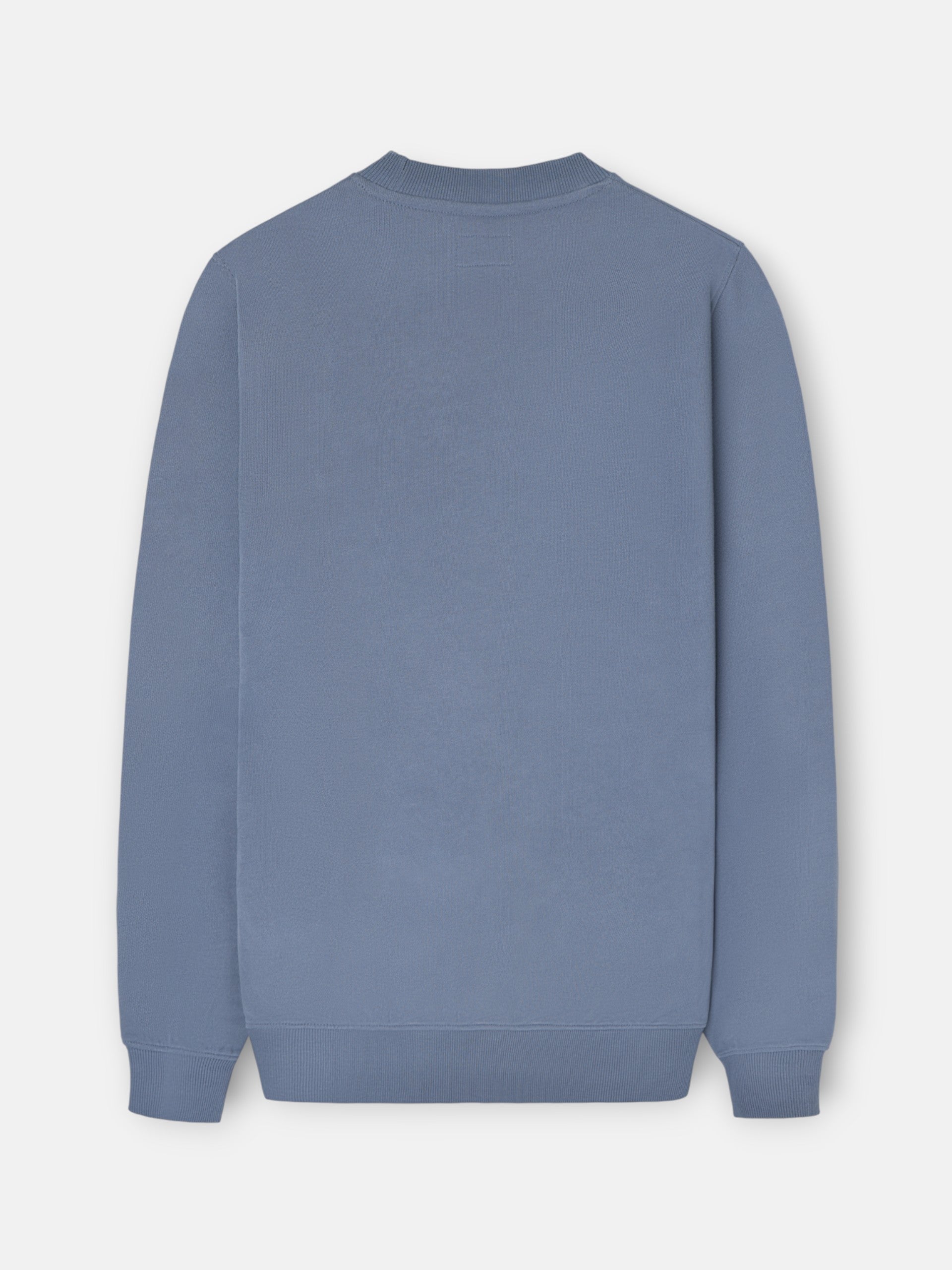 Silbon indigo blue flock sweatshirt