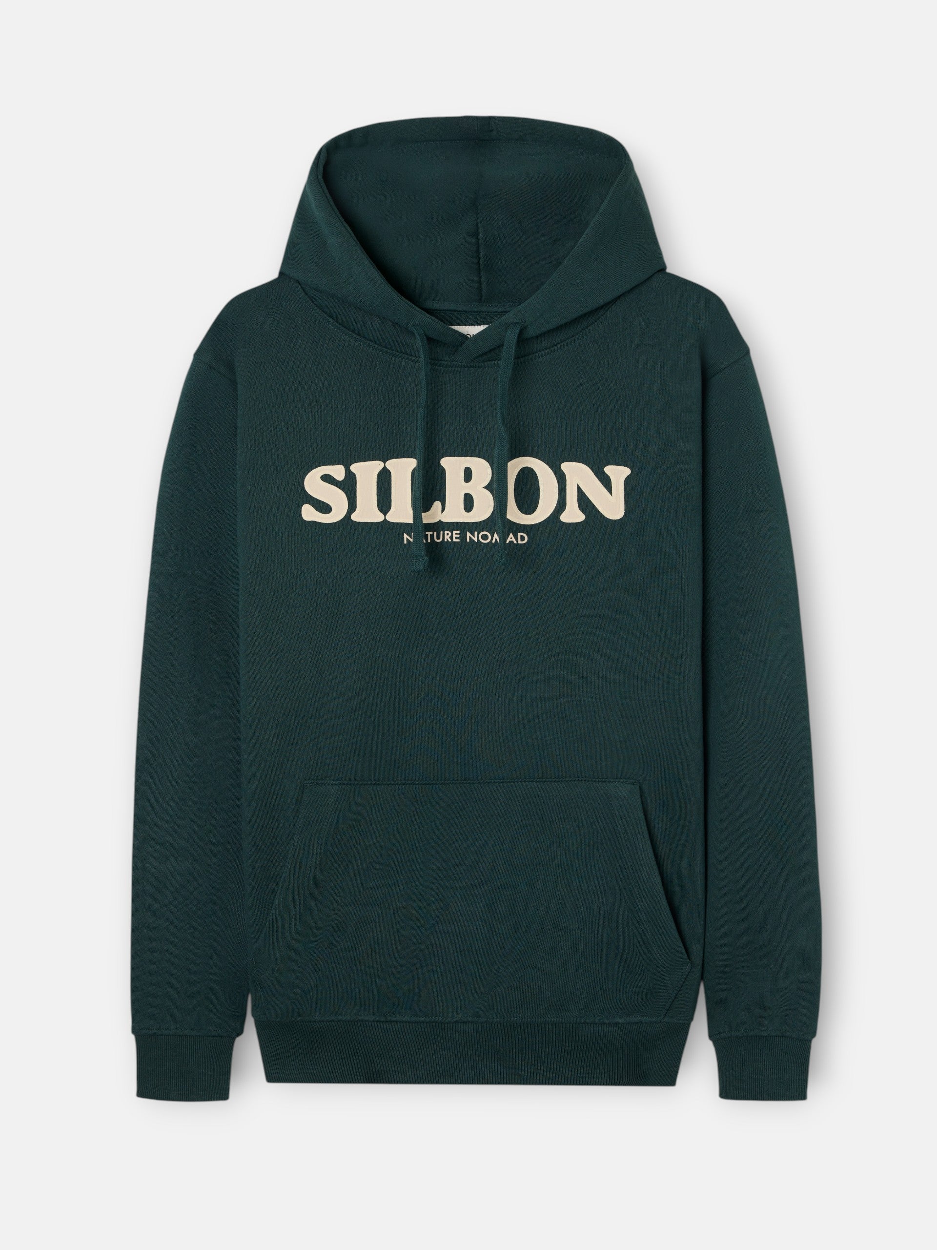 Sweat à capuche nomade vert foncé