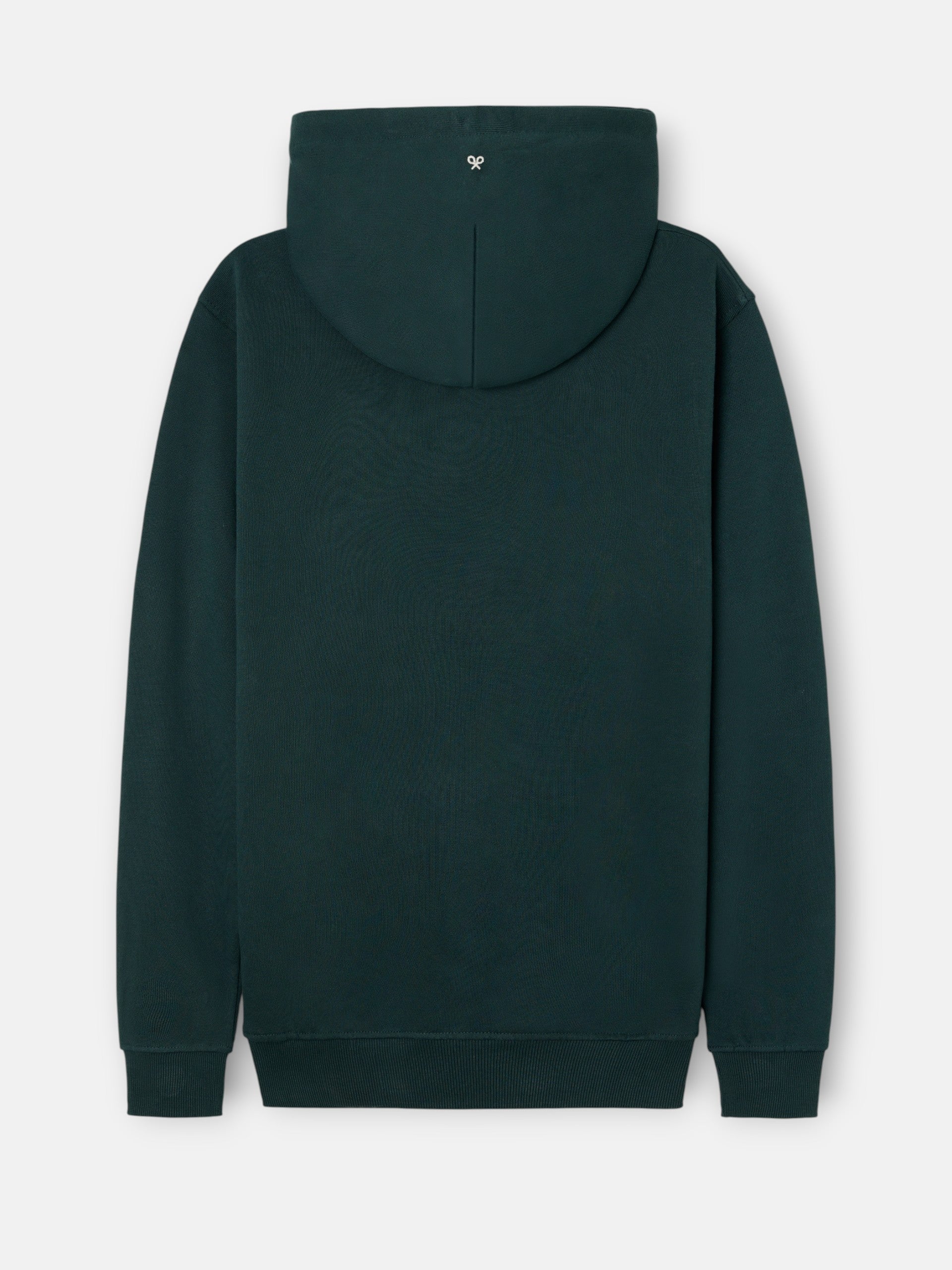 Sweat à capuche nomade vert foncé