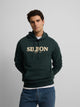 Sweat à capuche nomade vert foncé