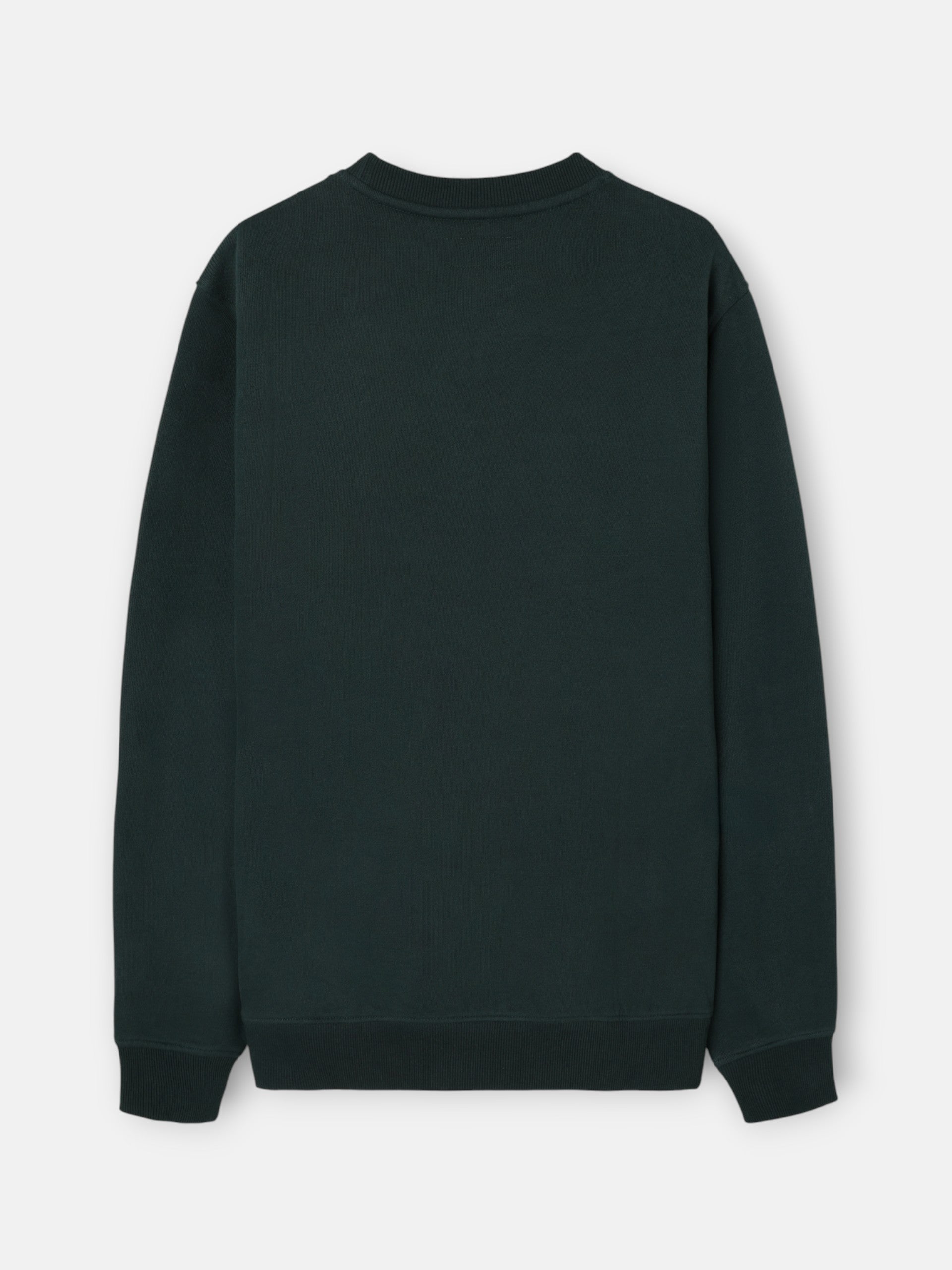 Sudadera Silbon flock verde oscuro