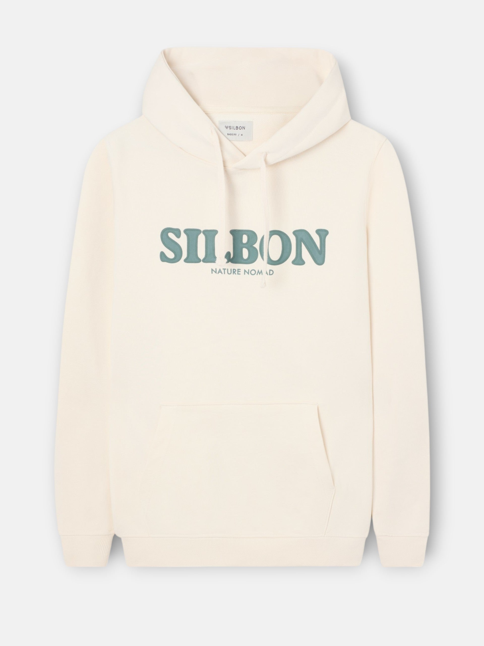 Sweat à capuche nomade crème