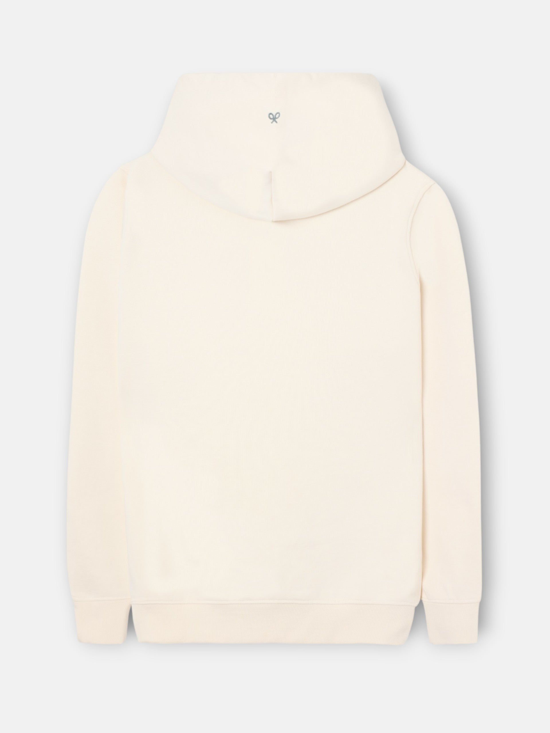Sweat à capuche nomade crème