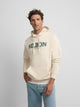 Sweat à capuche nomade crème