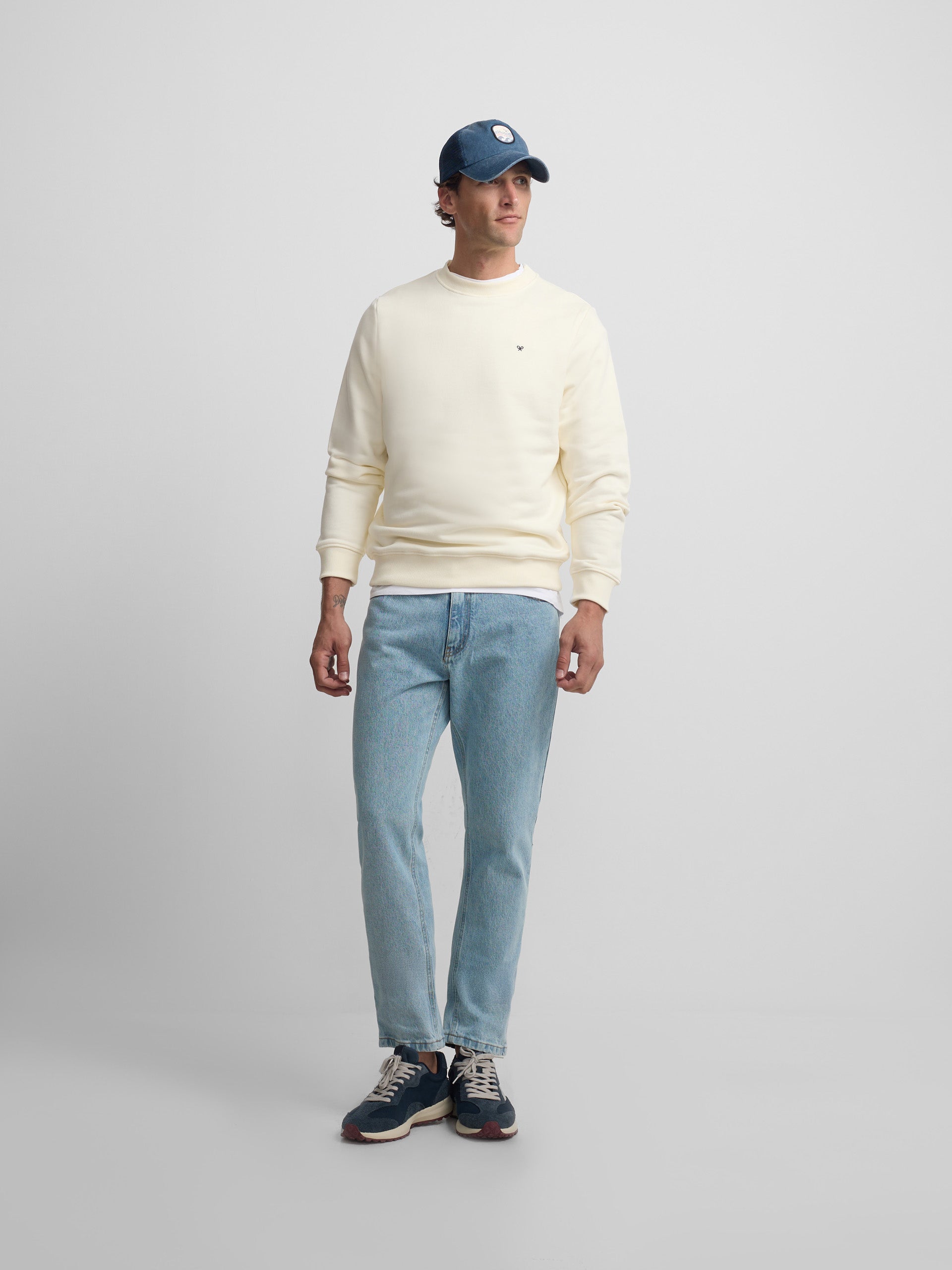 Silbon classics cream sweatshirt