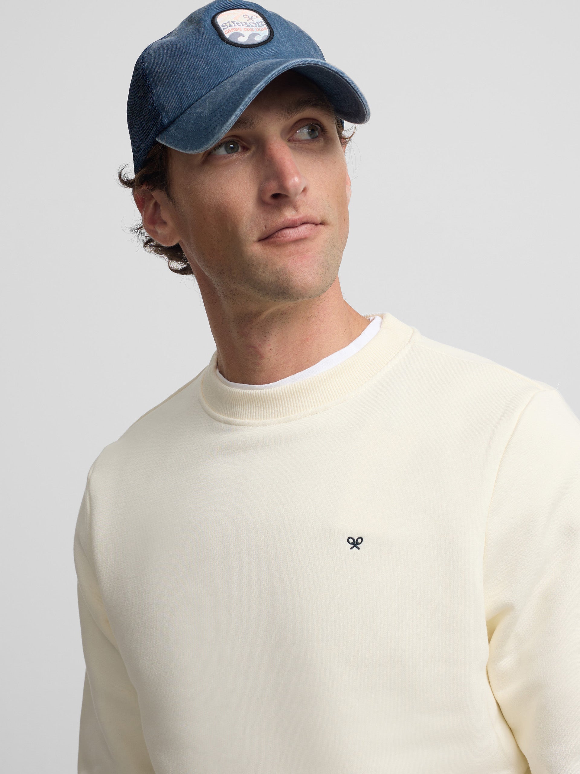 Silbon classics cream sweatshirt