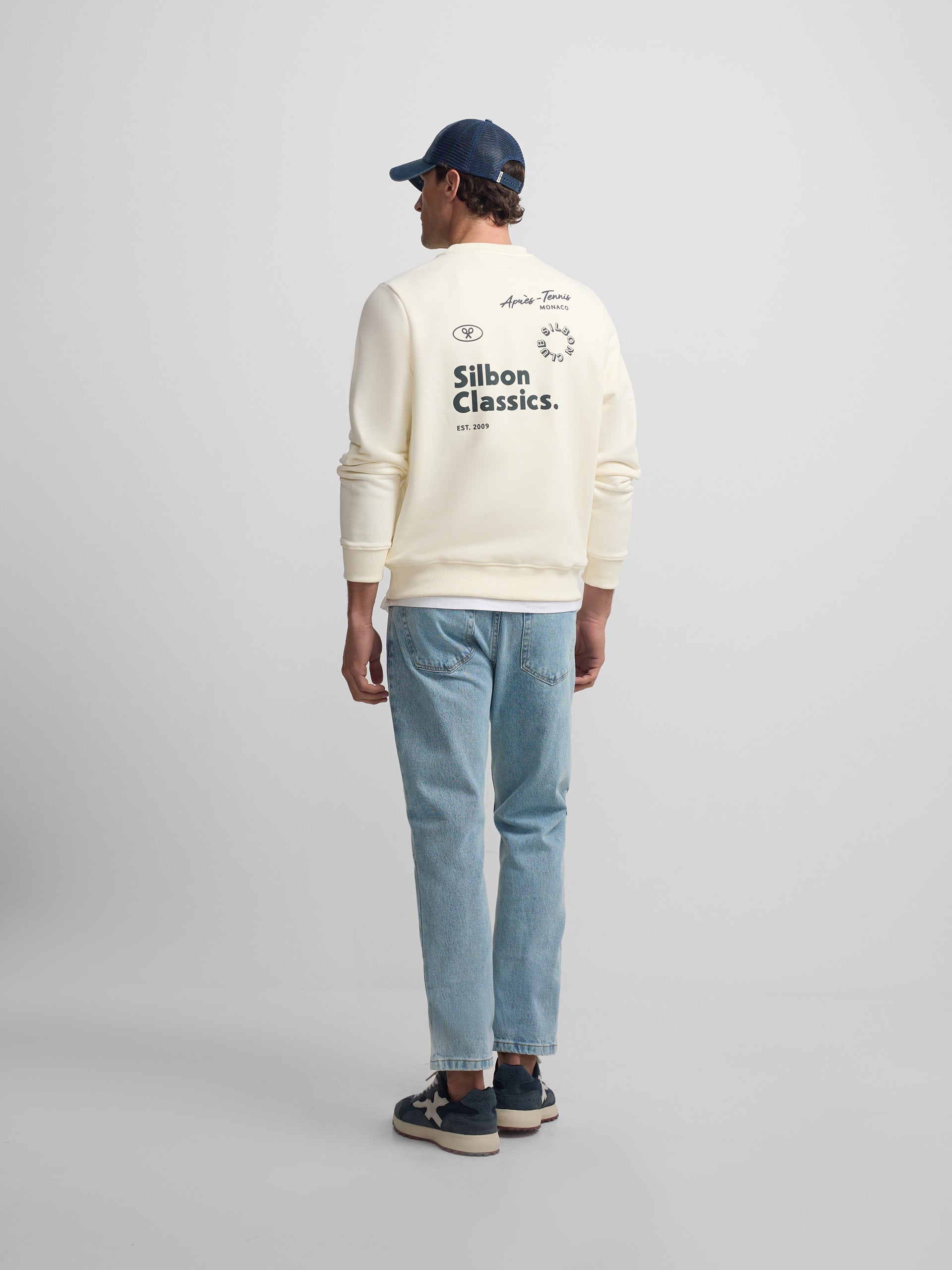 Silbon classics cream sweatshirt