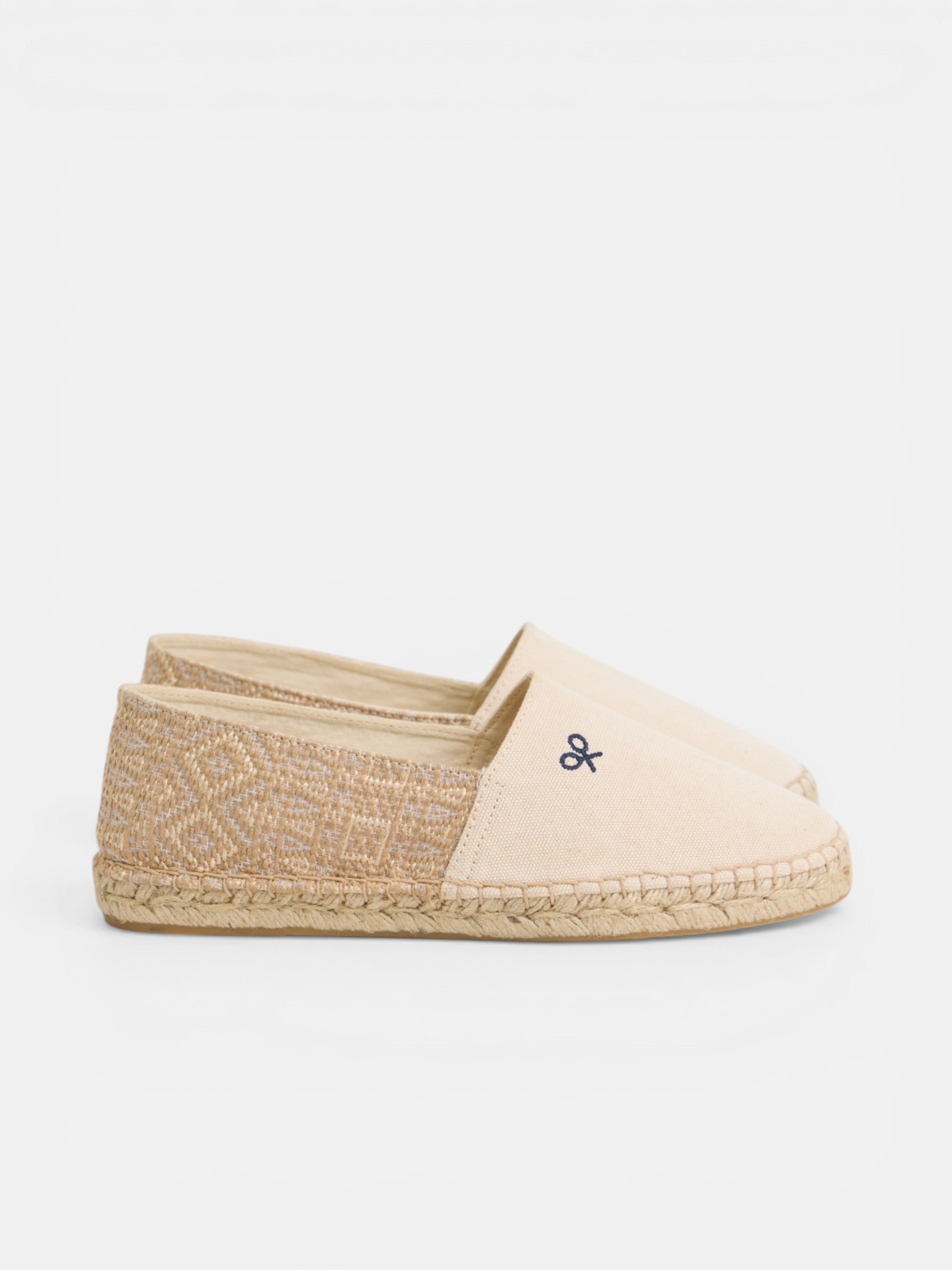 Espadrille ethnique beige