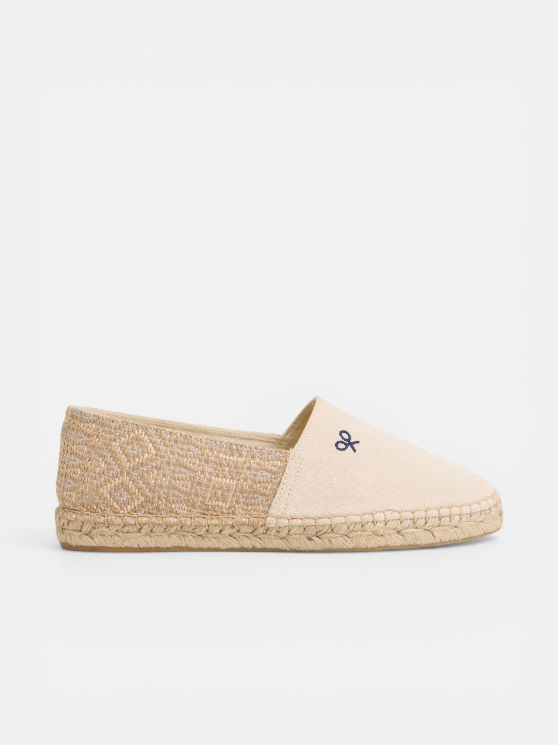 Espadrille ethnique beige