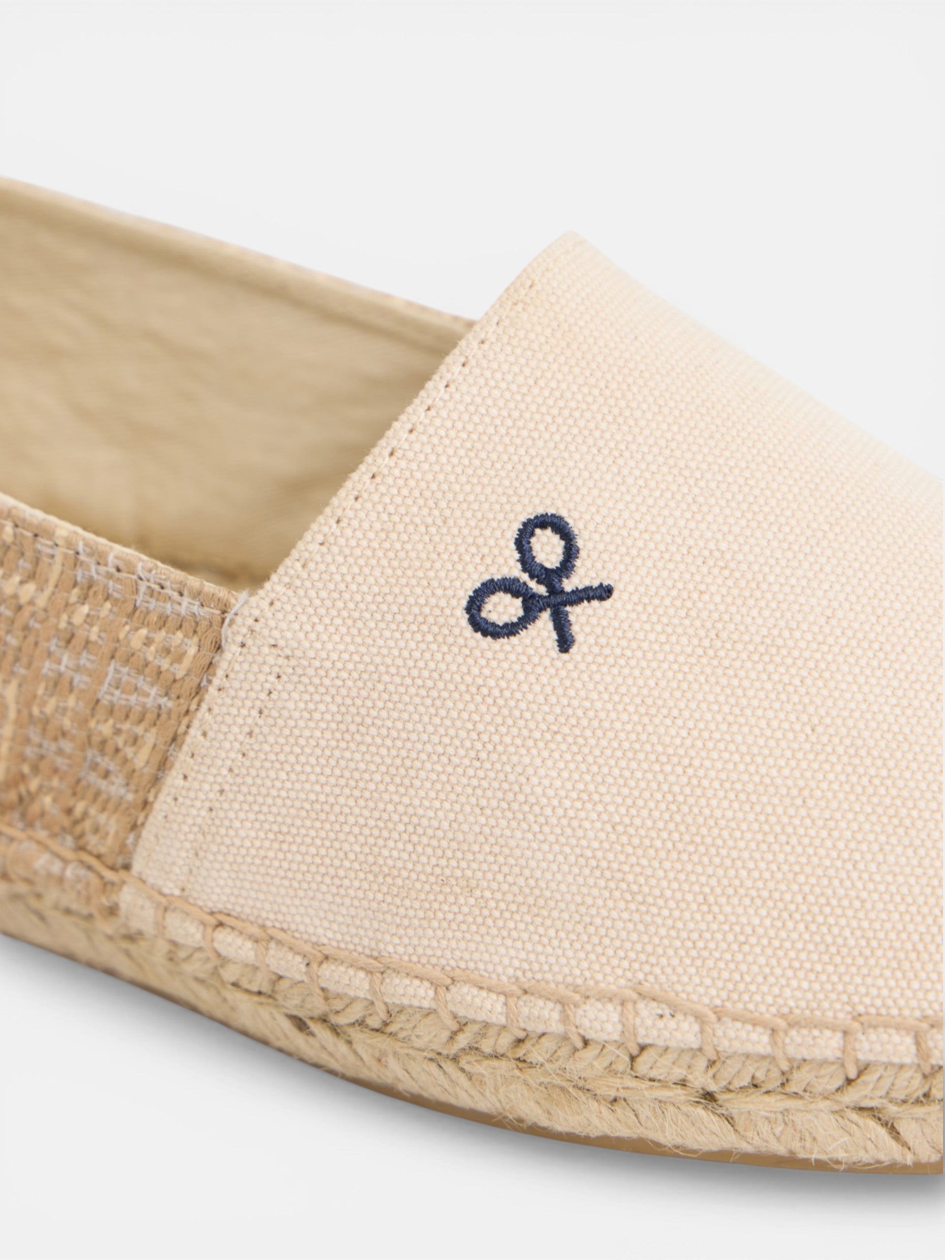 Espadrille ethnique beige