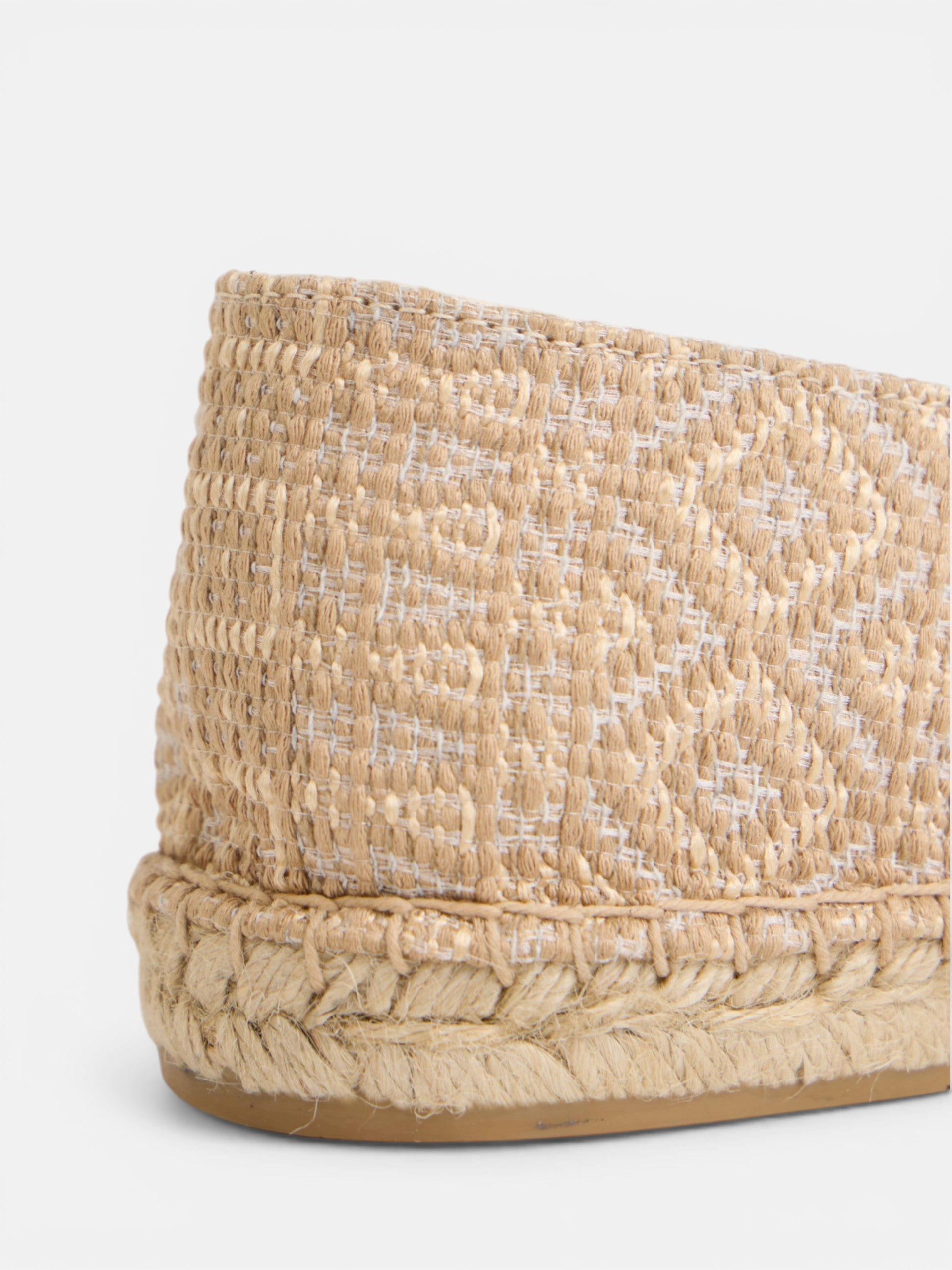 Espadrille ethnique beige